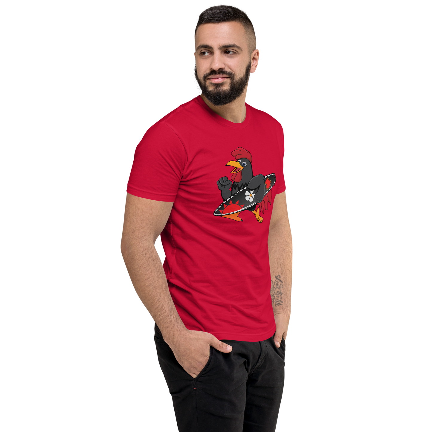 O galo - T-shirt homem Next Level apparel