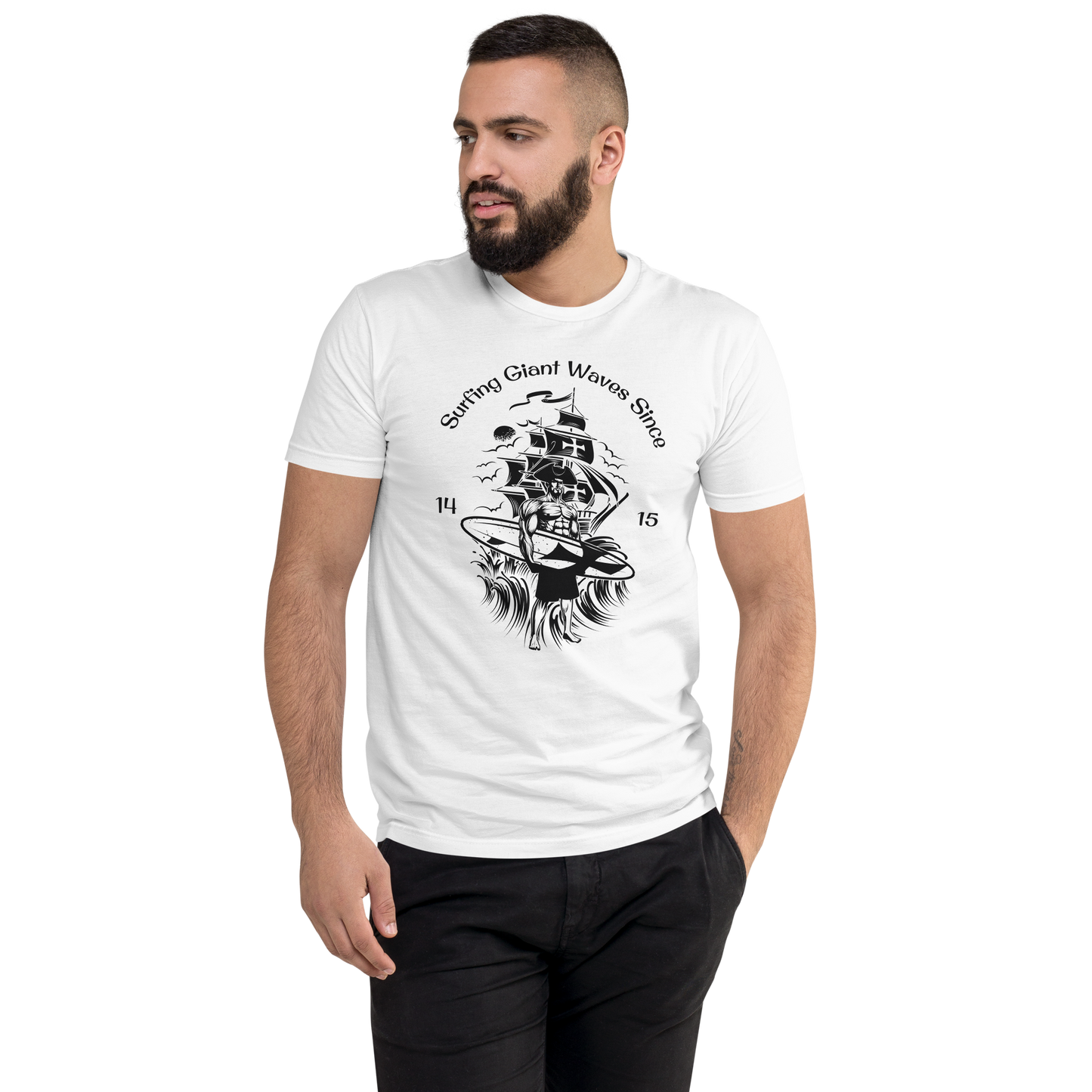 O navegador - T-shirt homem Next Level apparel