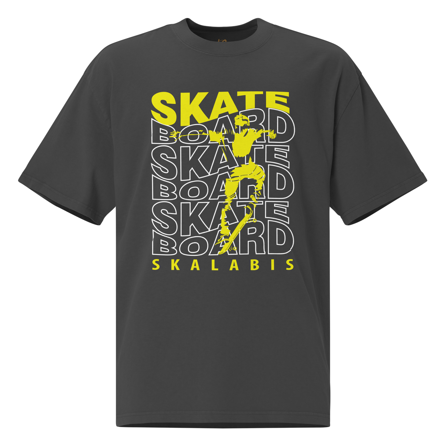 Skalabis Skate 09 - Oversized faded t-shirt unissexo