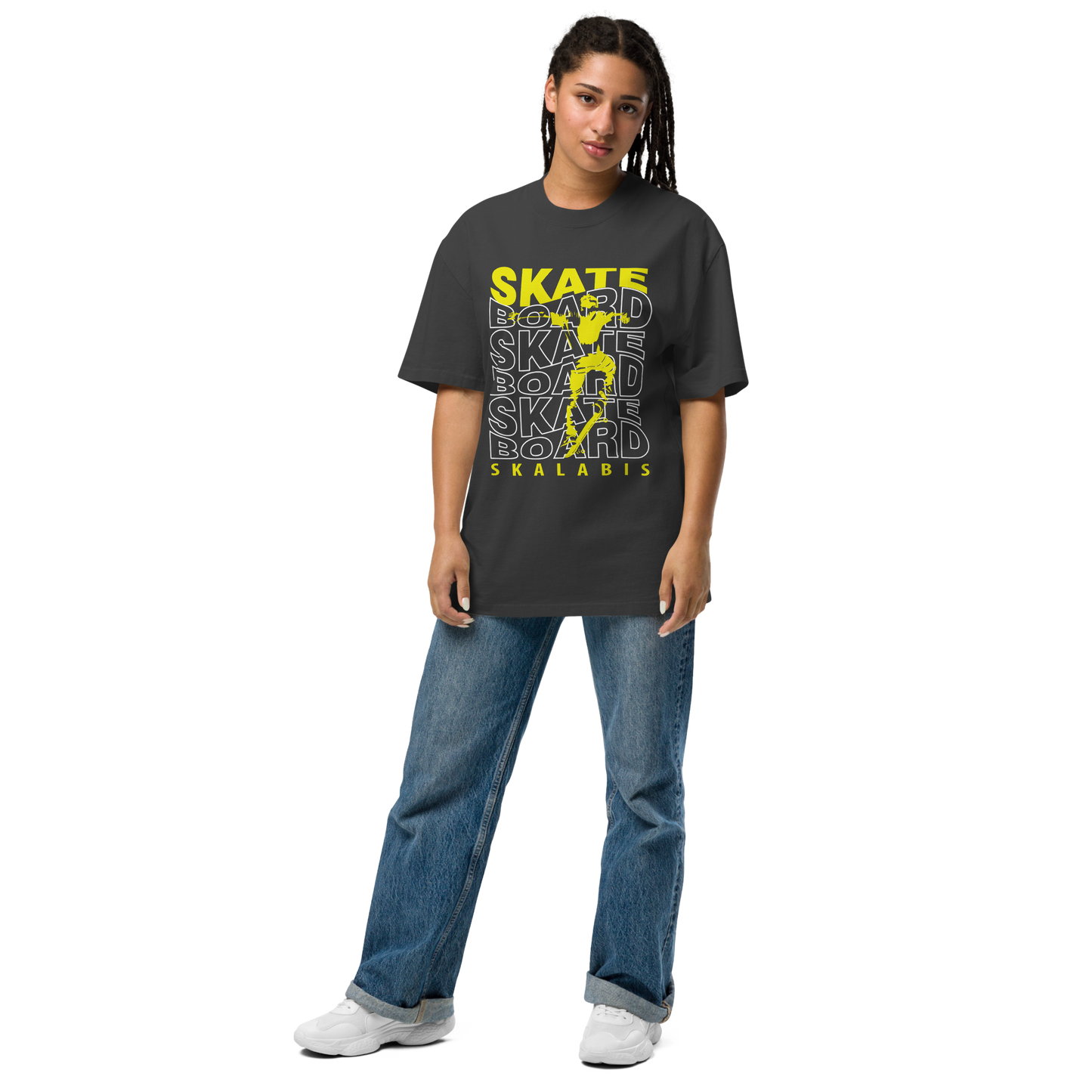 Skalabis Skate 09 - Oversized faded t-shirt unissexo