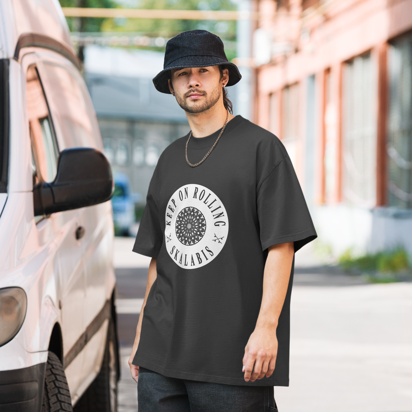 Skalabis Skate 12 - Oversized faded t-shirt unissexo