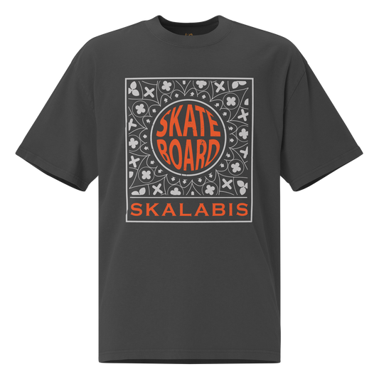 Skalabis Skate 01 - Oversized faded t-shirt unissexo