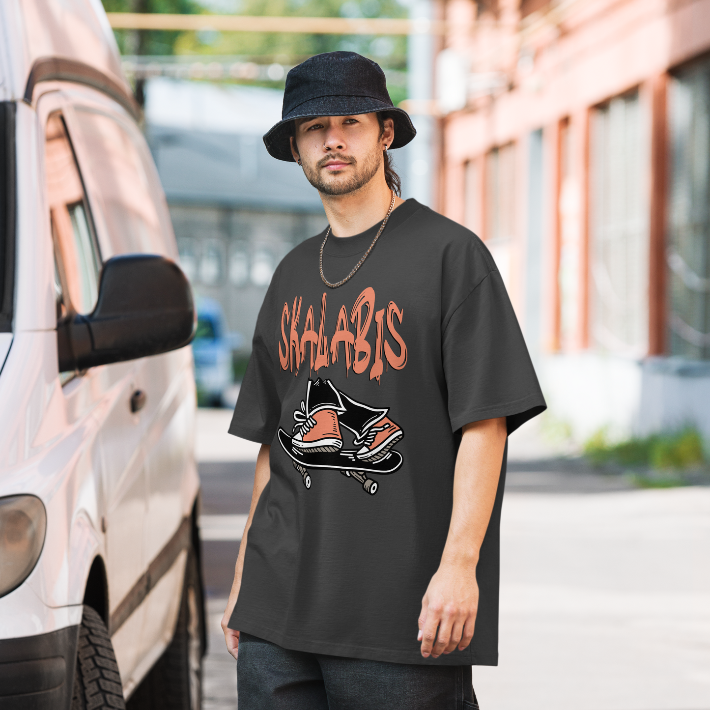 Skalabis Skate 06 - Oversized faded t-shirt unissexo