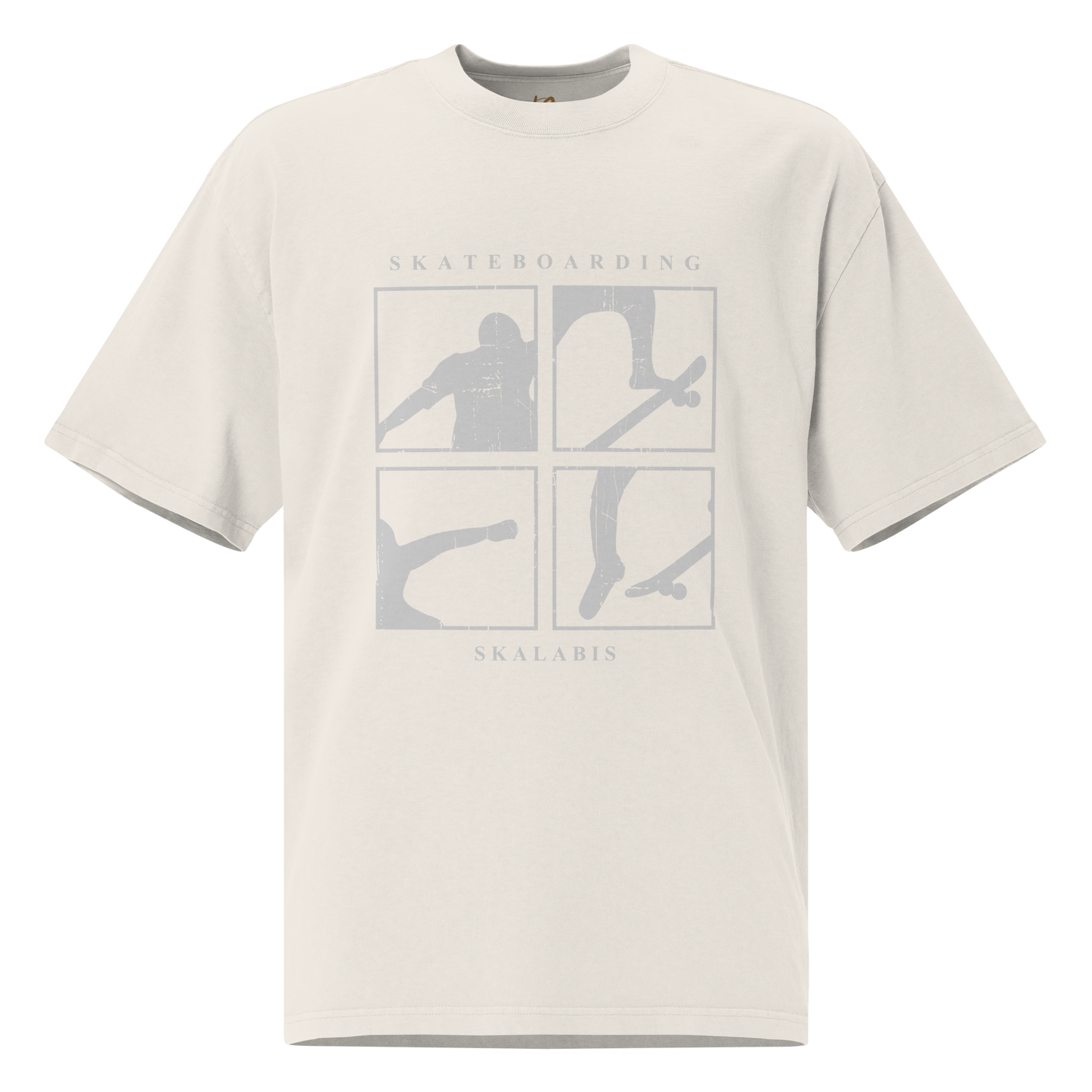 Skalabis Skate 03 - Oversized faded t-shirt unissexo