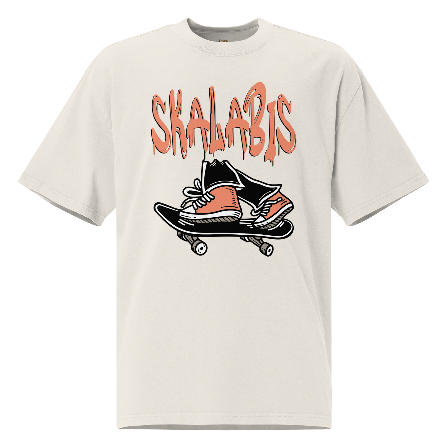 Skalabis Skate 06 - Oversized faded t-shirt unissexo