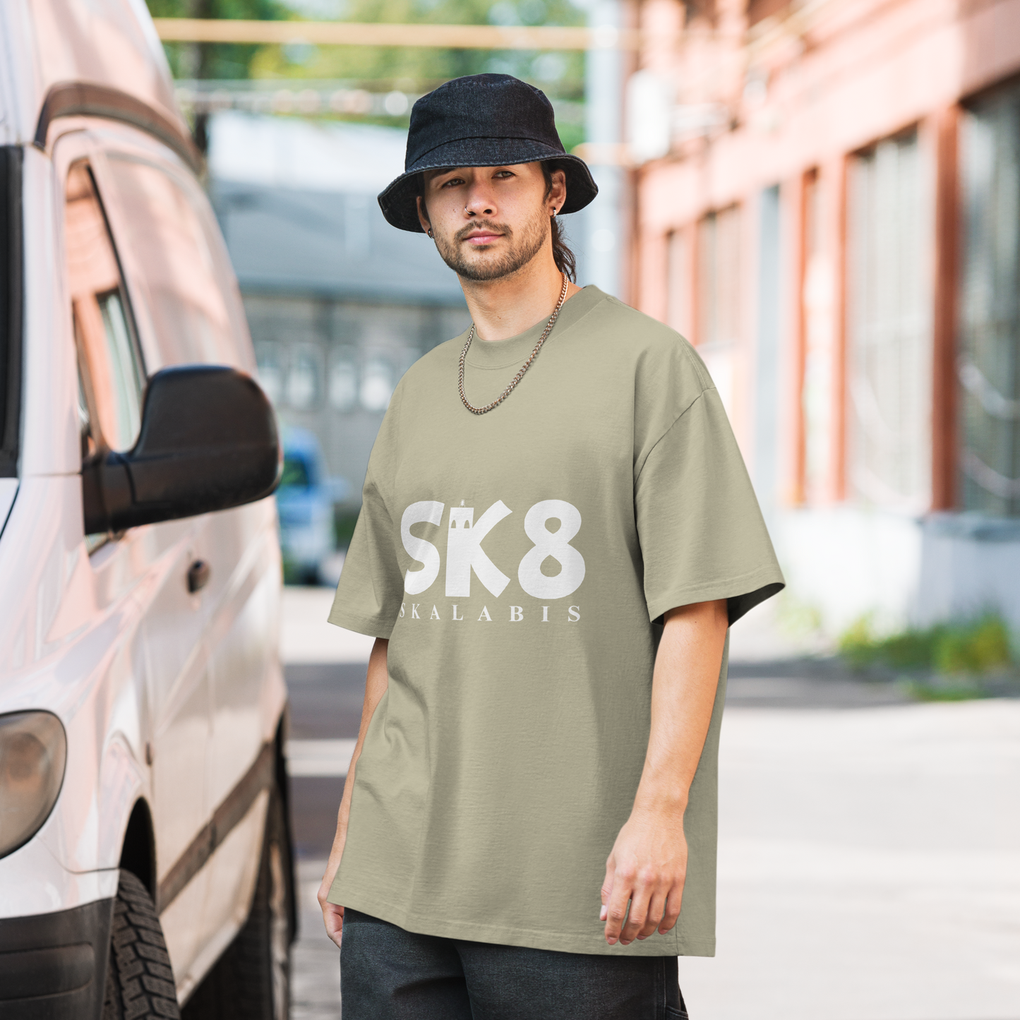 Skalabis Skate 13 - Oversized faded t-shirt unissexo