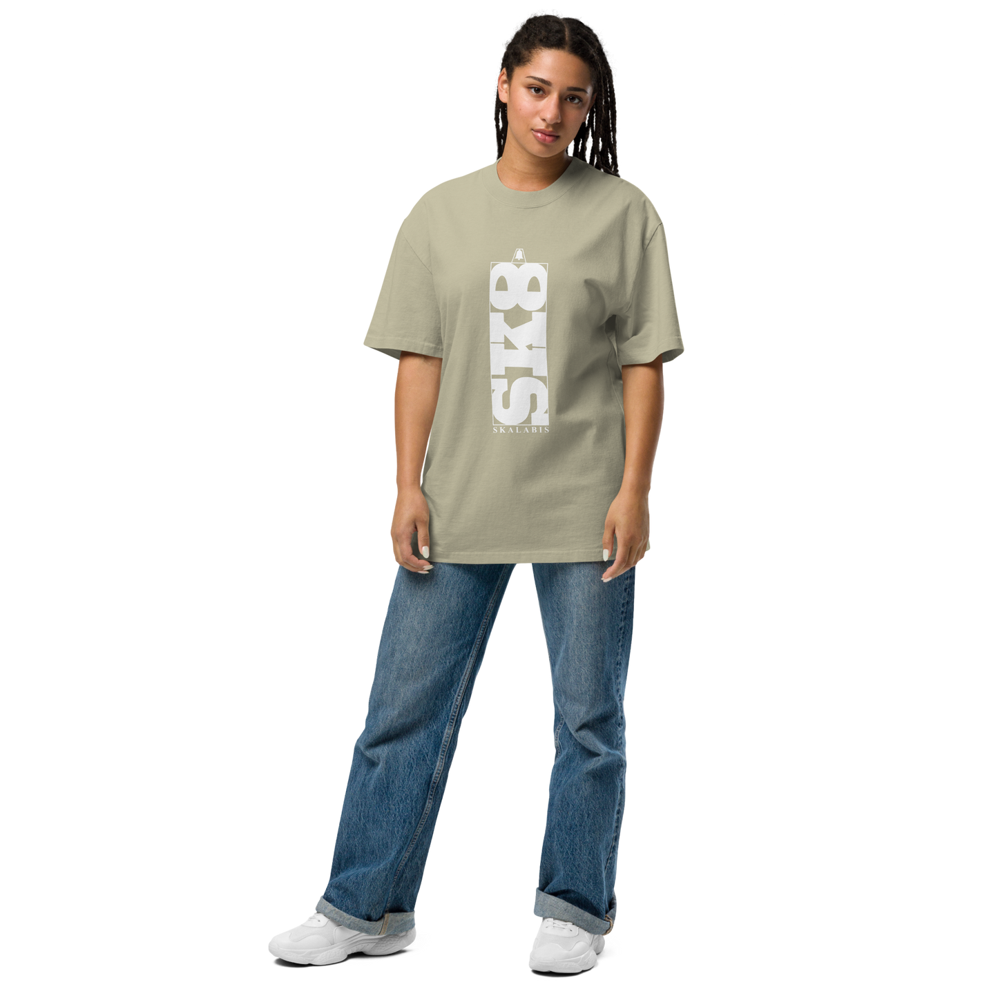 Skalabis Skate 14 - Oversized faded t-shirt unissexo