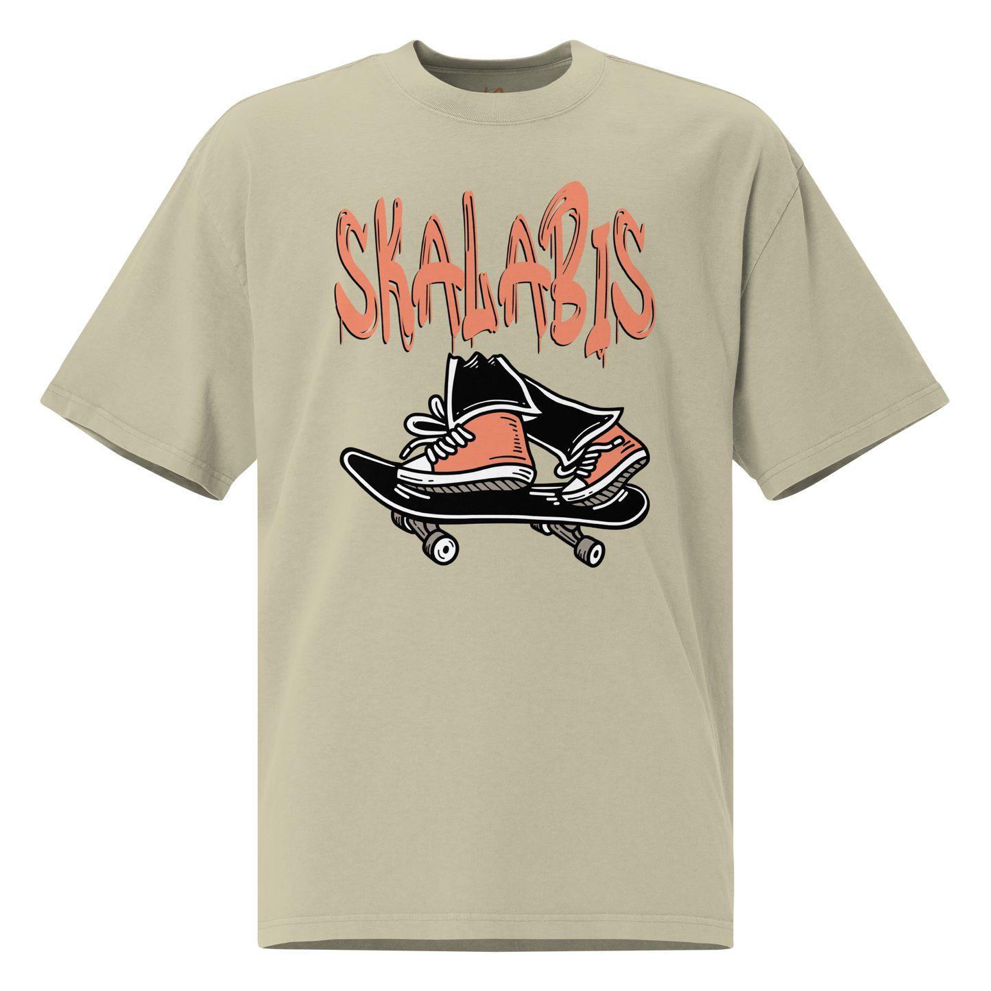 Skalabis Skate 06 - Oversized faded t-shirt unissexo