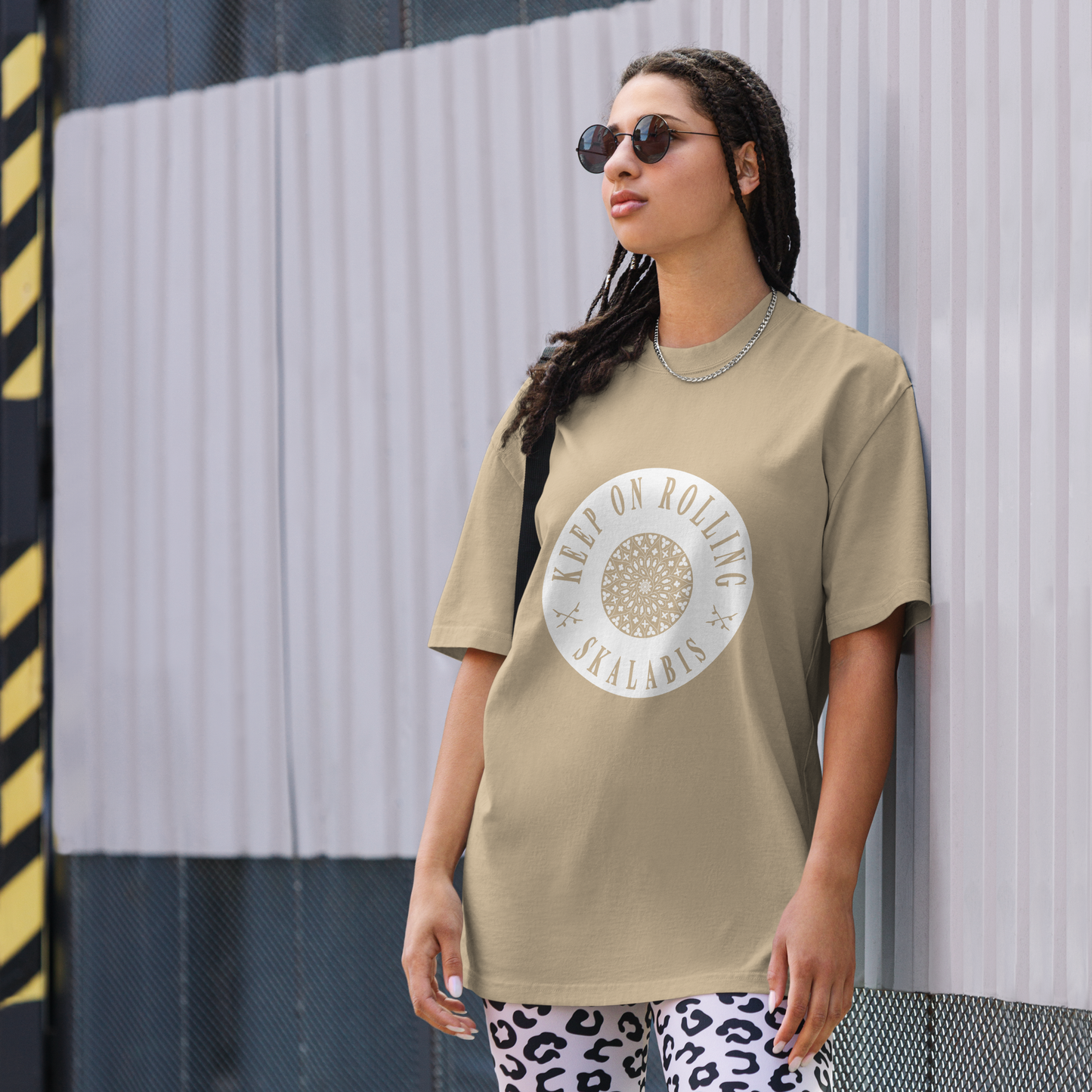 Skalabis Skate 12 - Oversized faded t-shirt unissexo