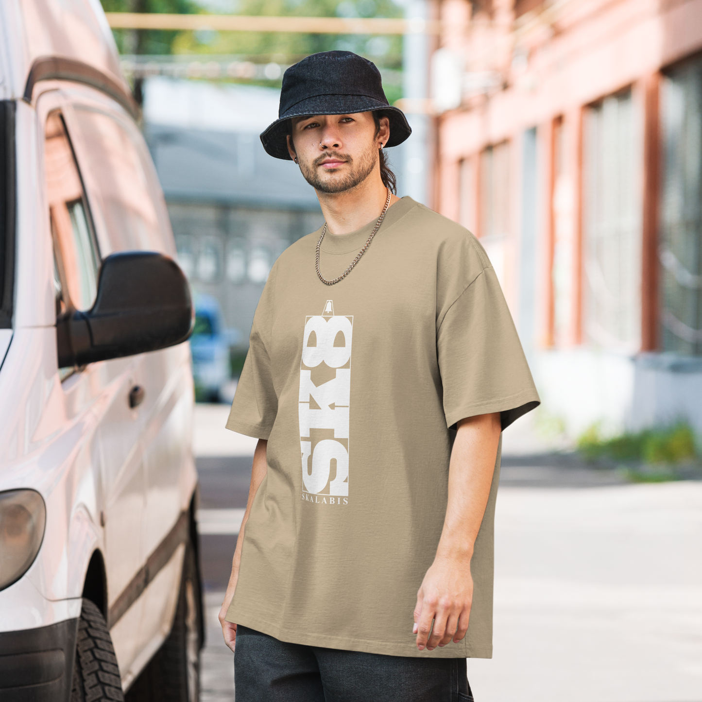 Skalabis Skate 14 - Oversized faded t-shirt unissexo