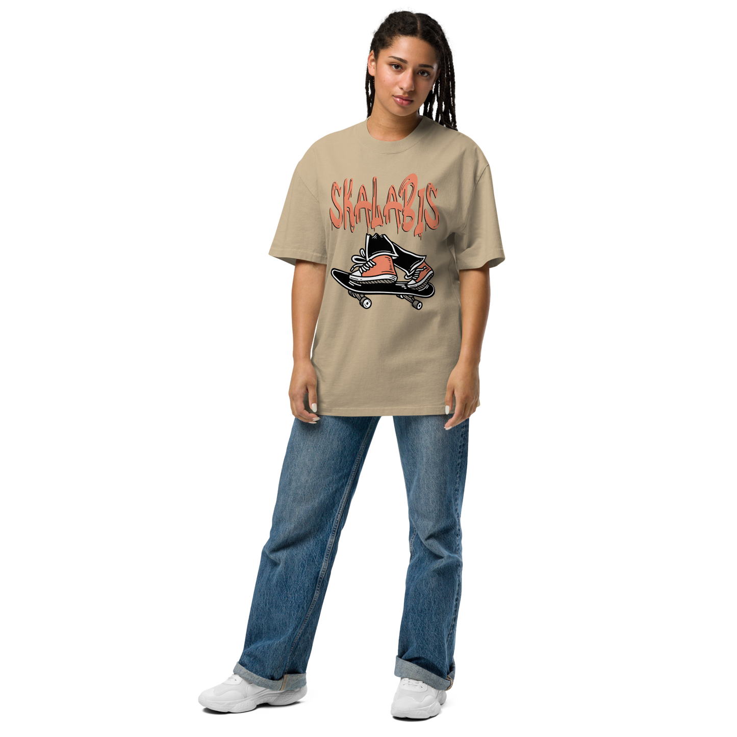 Skalabis Skate 06 - Oversized faded t-shirt unissexo