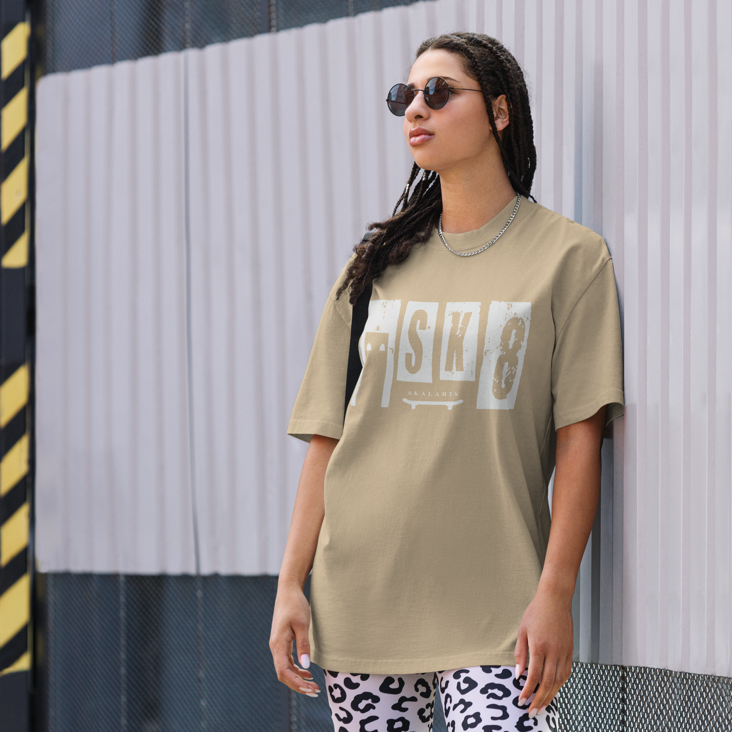 Skalabis Skate 07 - Oversized faded t-shirt unissexo