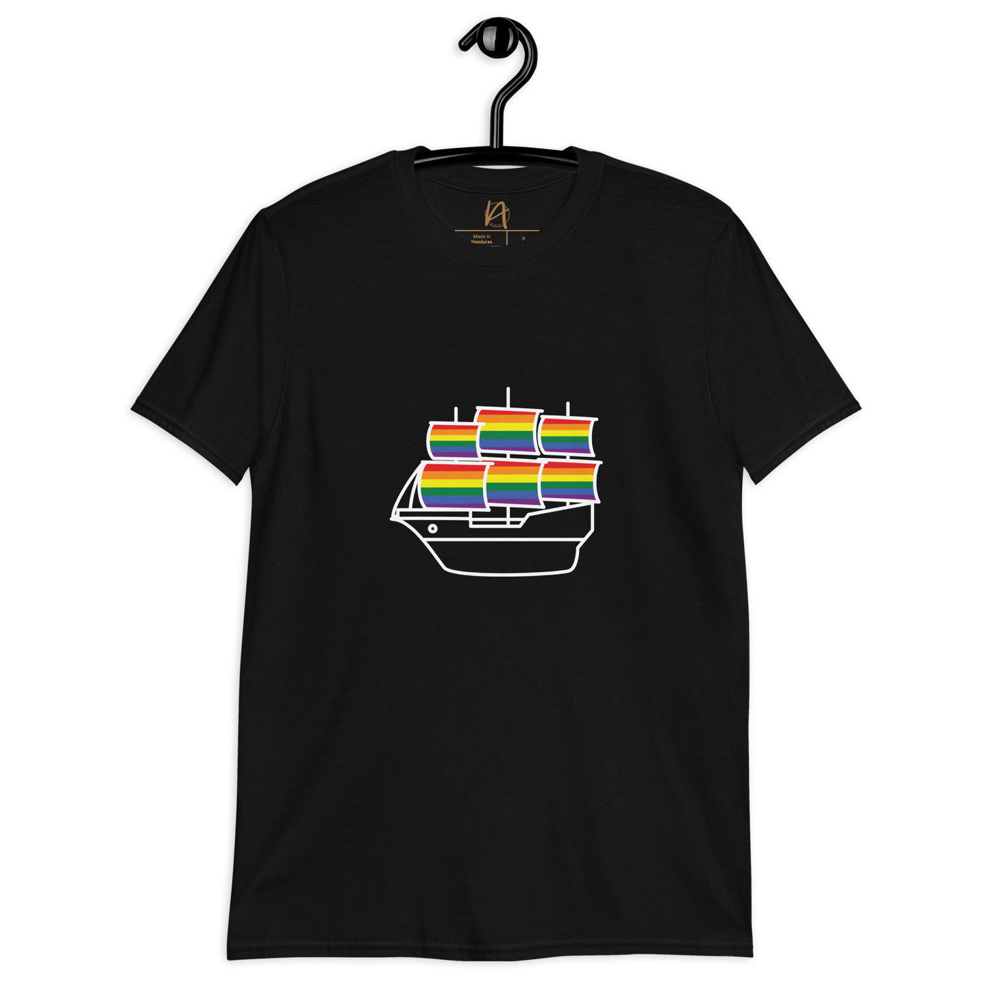 Caravela portuguesa LGBTQIA+ - T-shirt Gildan unissexo