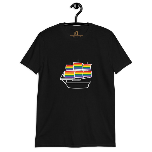 Caravela portuguesa LGBTQIA+ - T-shirt Gildan unissexo