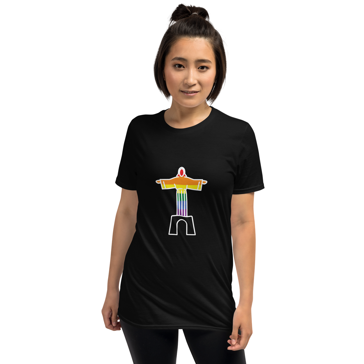 Cristo Rei LGBTQIA+ - T-shirt Gildan unissexo