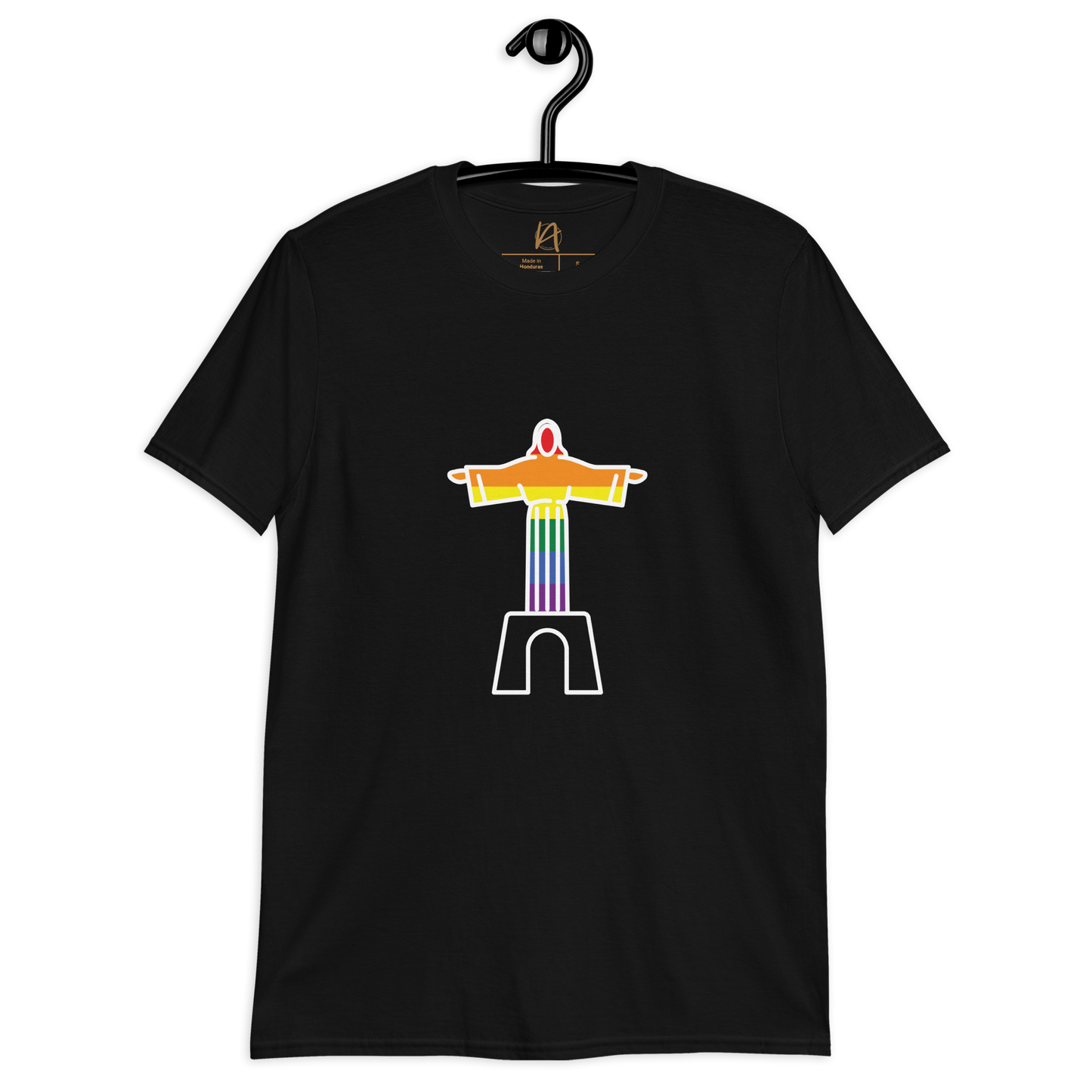 Cristo Rei LGBTQIA+ - T-shirt Gildan unissexo