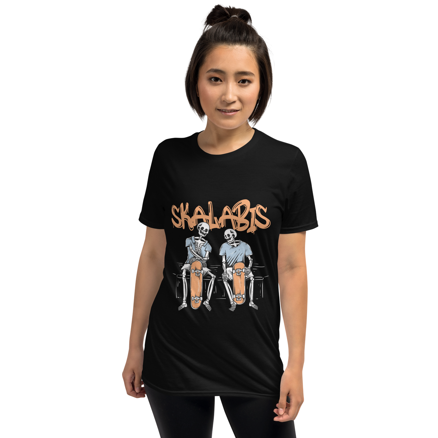 Skalabis skull 01 - T-shirt Gildan unissexo