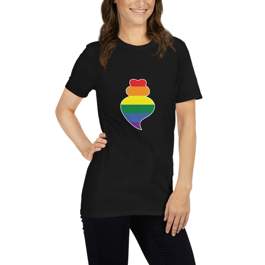 Coração de Viana LGBTQIA+ - T-shirt Gildan unissexo