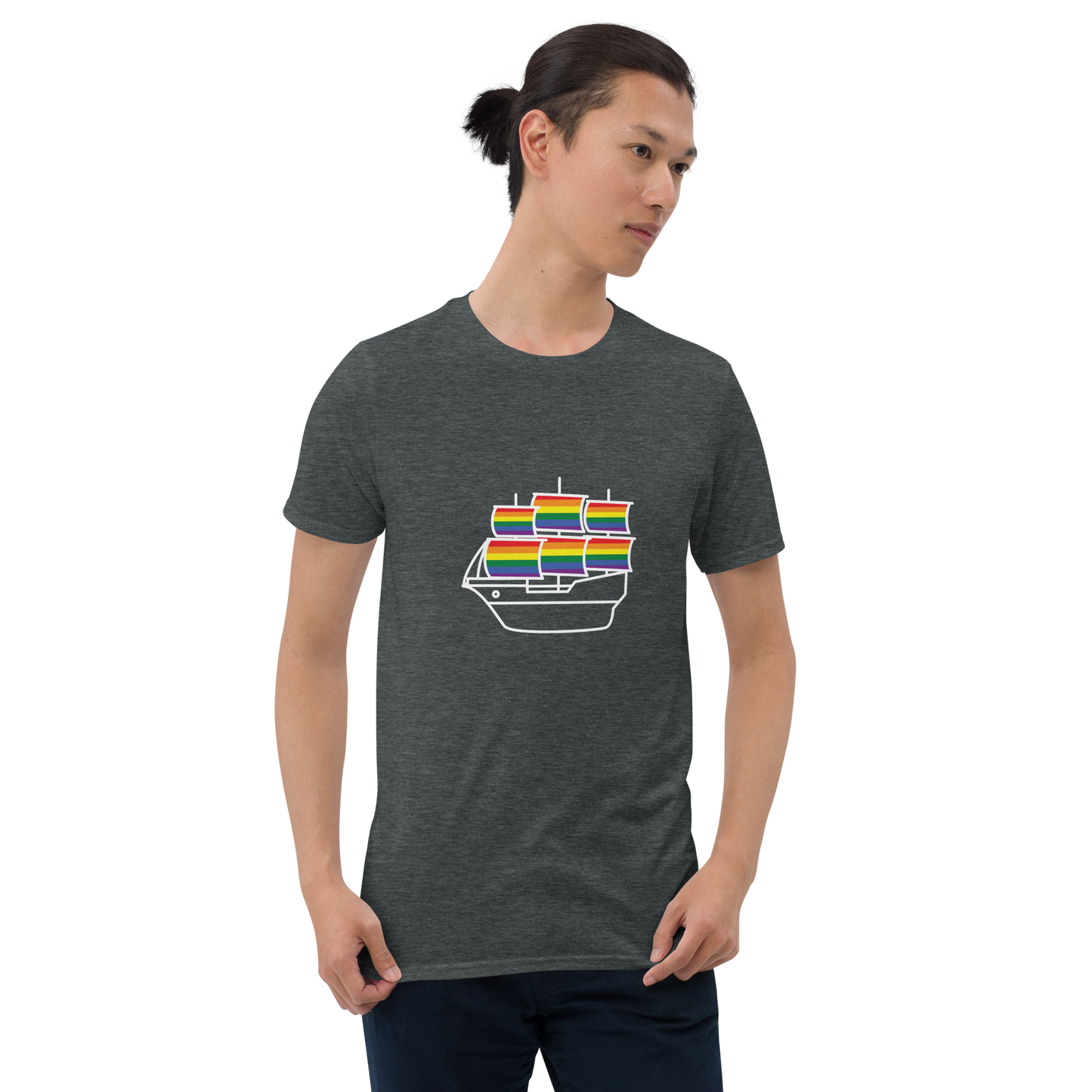 Caravela portuguesa LGBTQIA+ - T-shirt Gildan unissexo