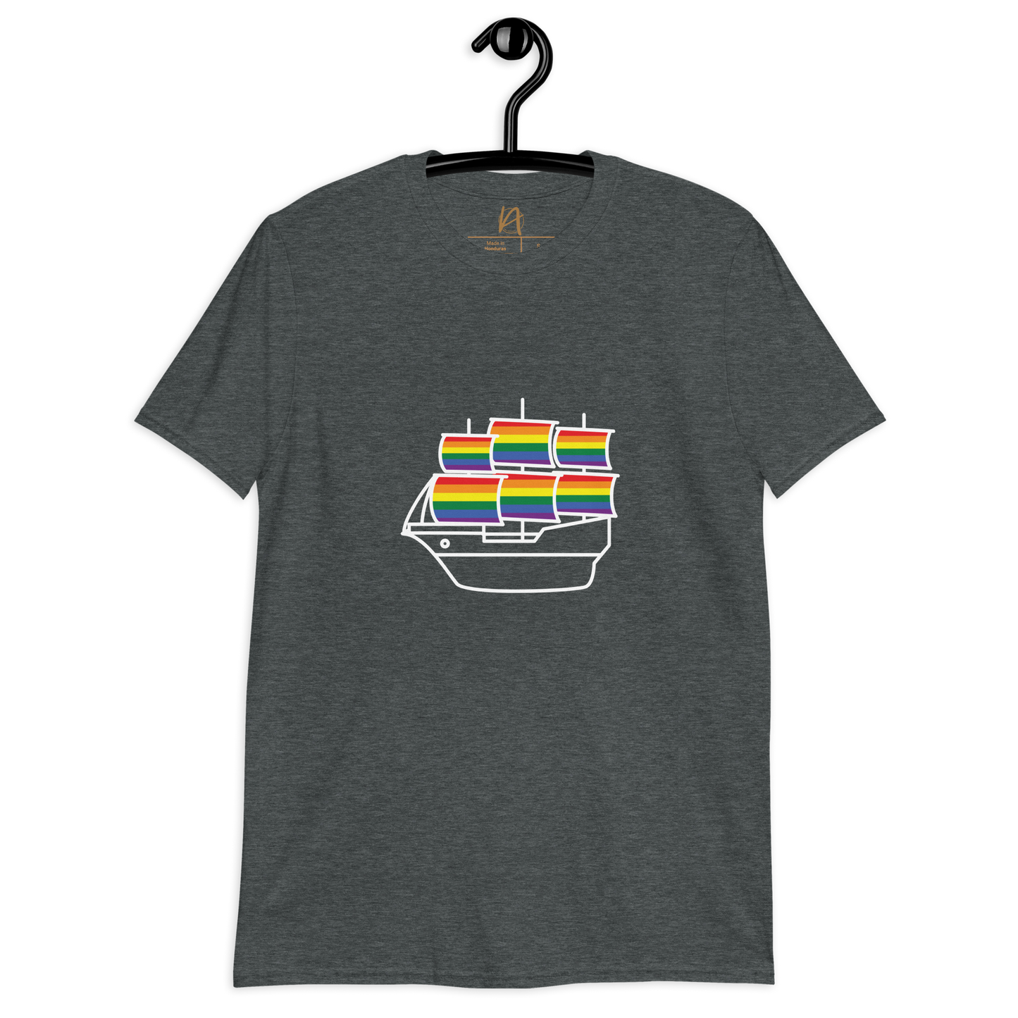 Caravela portuguesa LGBTQIA+ - T-shirt Gildan unissexo