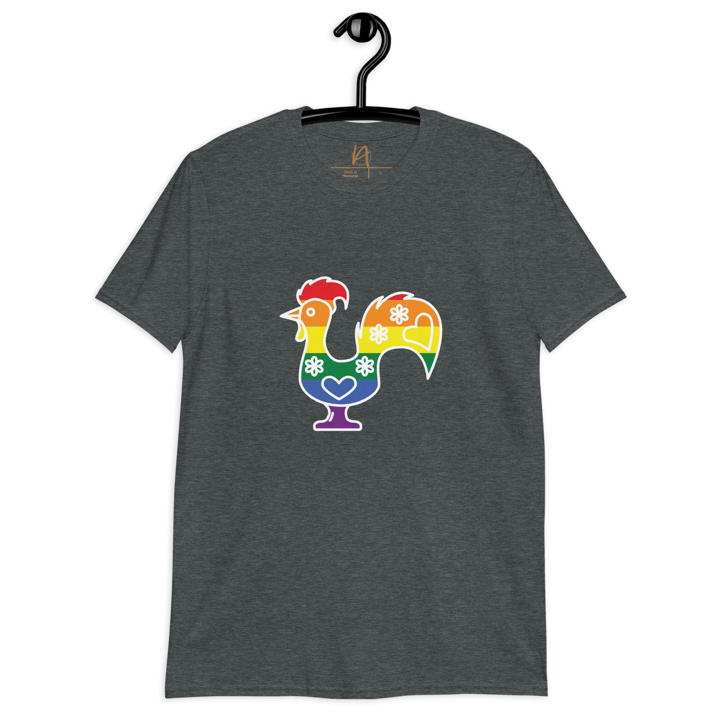 Galo de Barcelos LGBTQIA+ - T-shirt Gildan unissexo