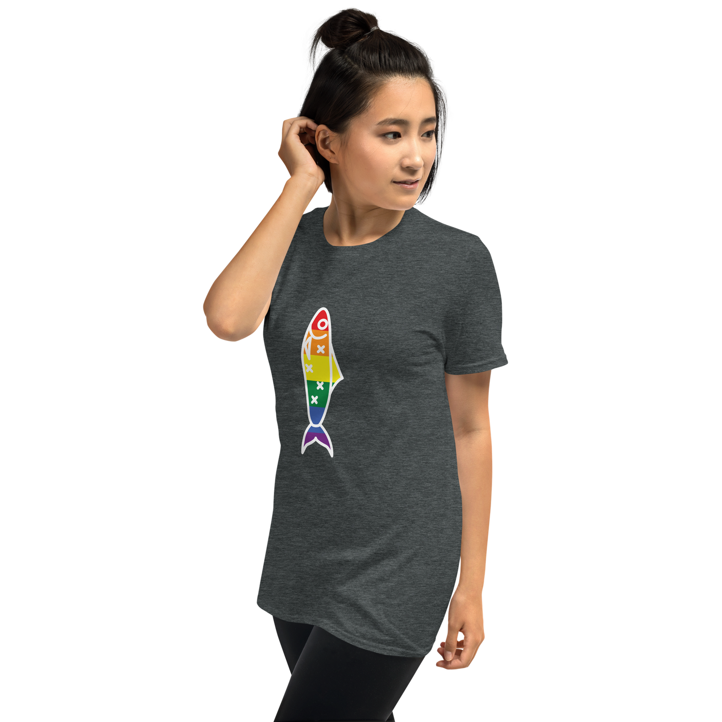 Sardinha LGBTQIA+ - T-shirt Gildan unissexo