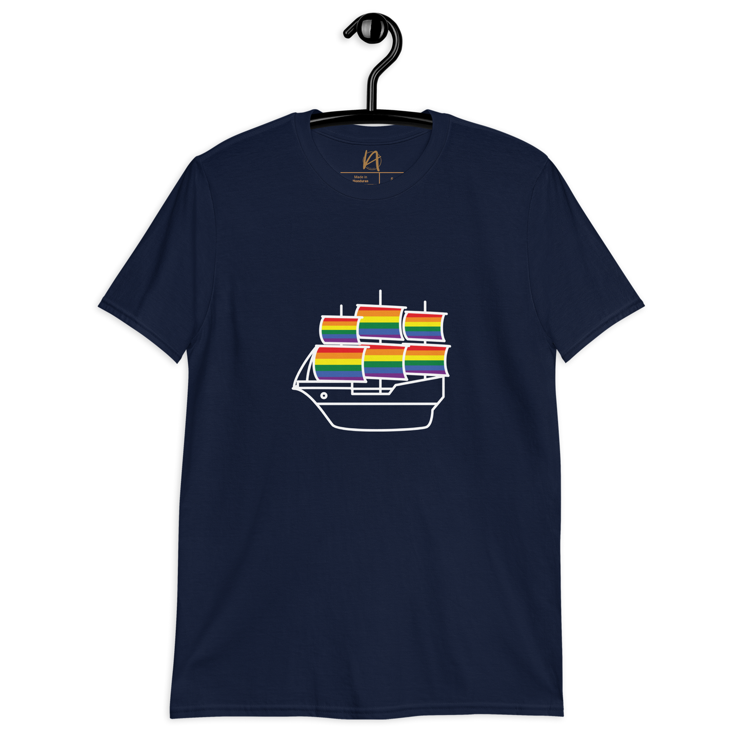 Caravela portuguesa LGBTQIA+ - T-shirt Gildan unissexo