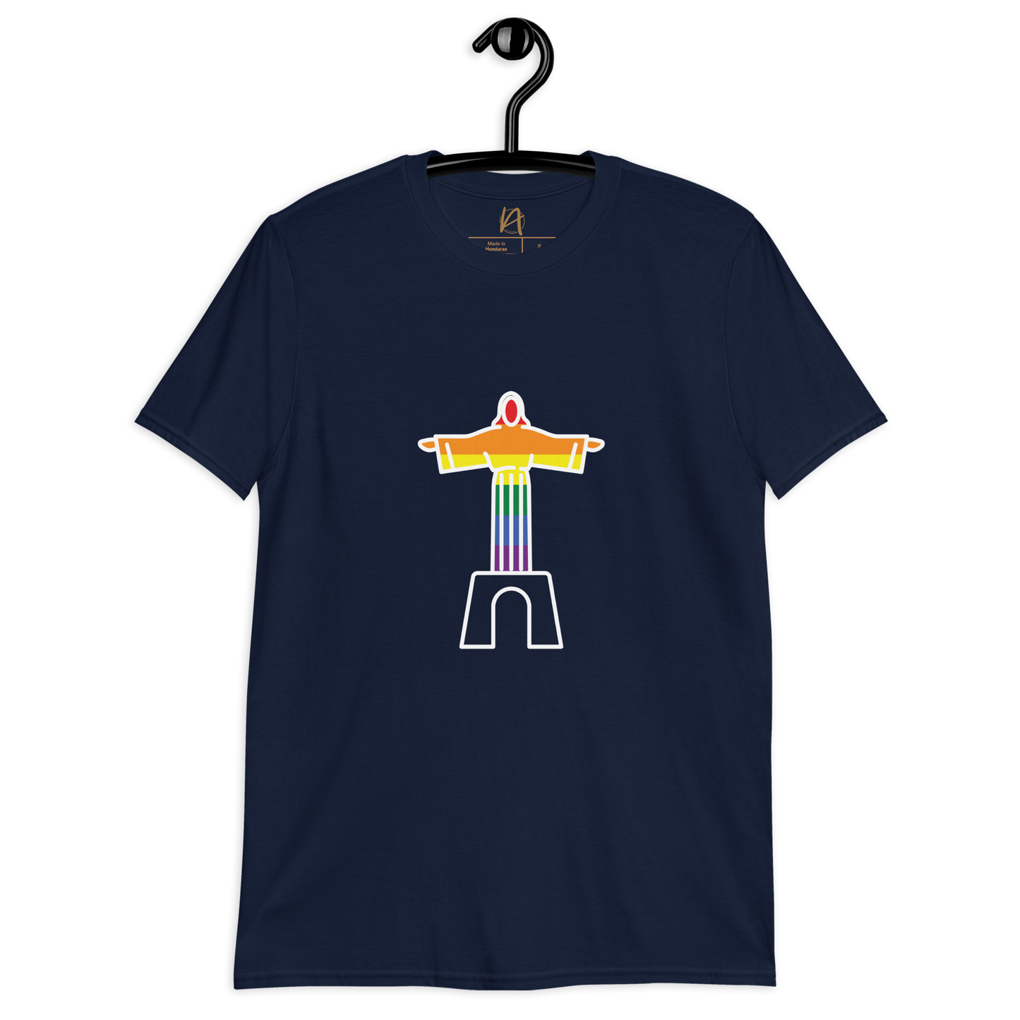 Cristo Rei LGBTQIA+ - T-shirt Gildan unissexo