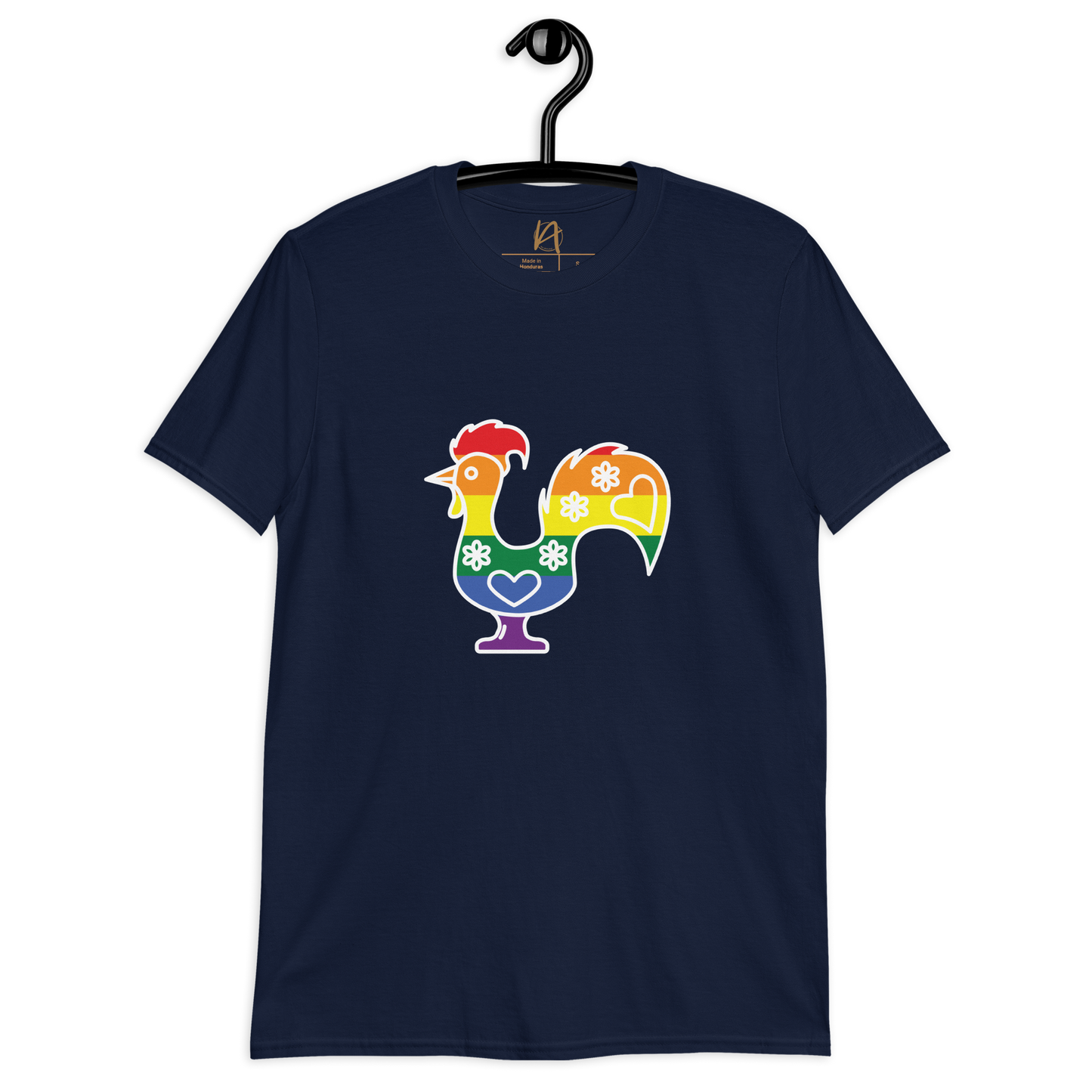 Galo de Barcelos LGBTQIA+ - T-shirt Gildan unissexo