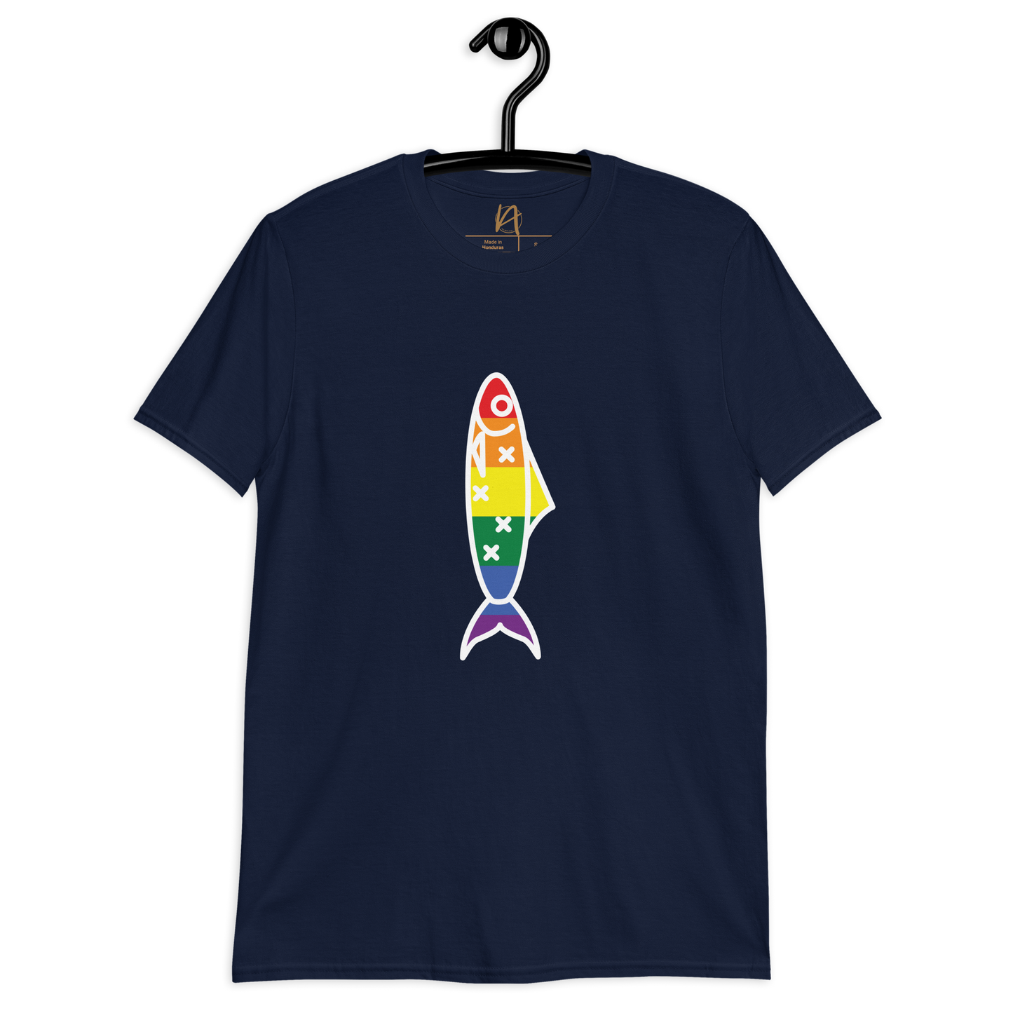 Sardinha LGBTQIA+ - T-shirt Gildan unissexo