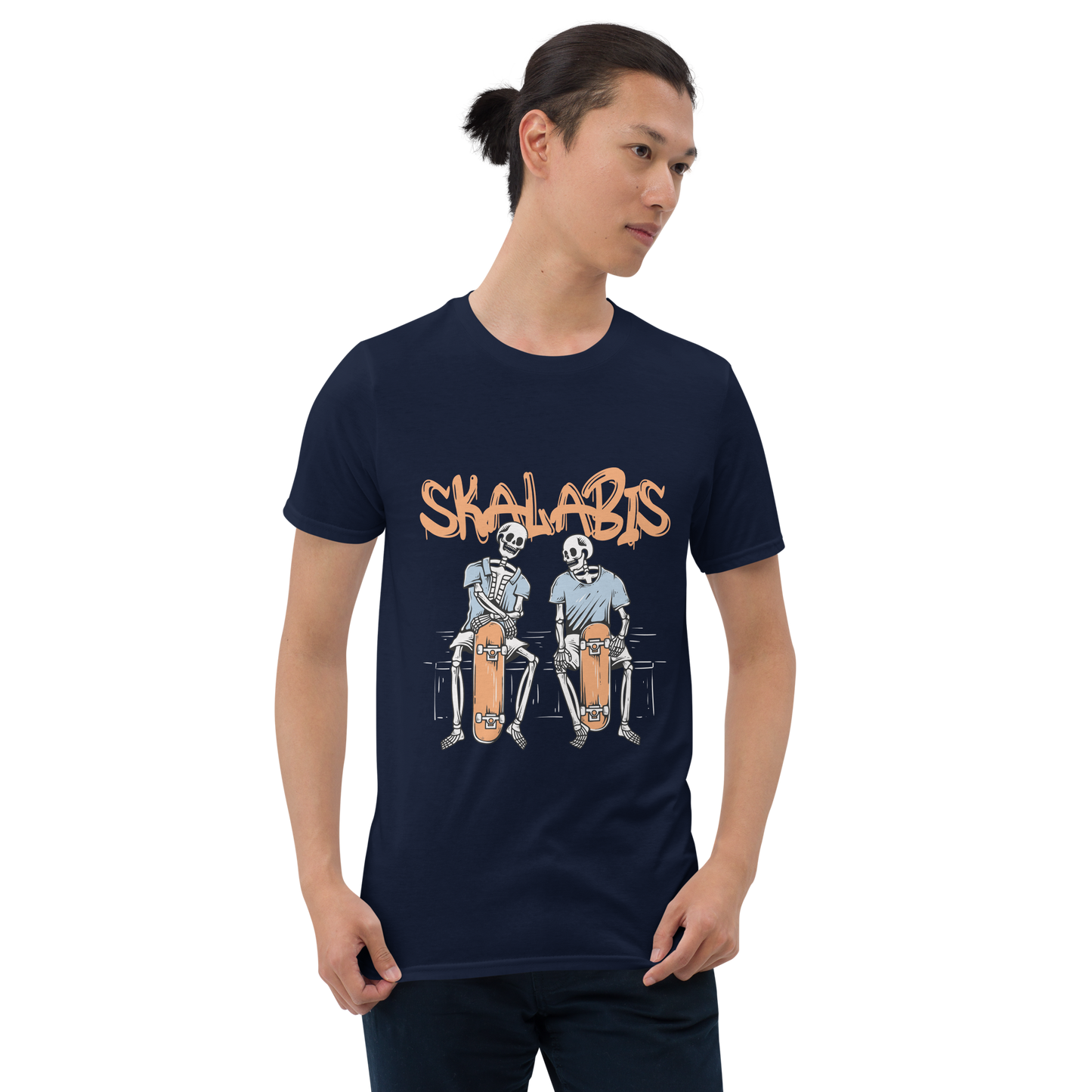 Skalabis skull 01 - T-shirt Gildan unissexo