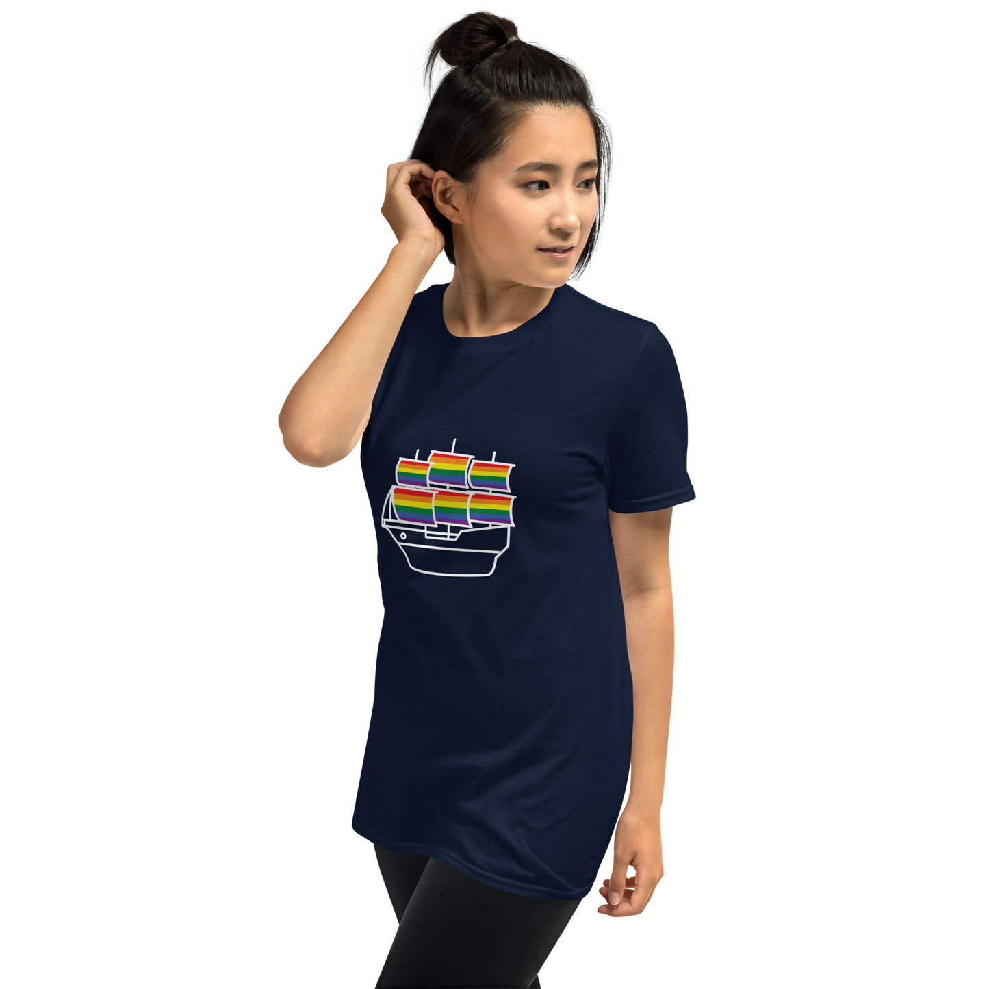 Caravela portuguesa LGBTQIA+ - T-shirt Gildan unissexo