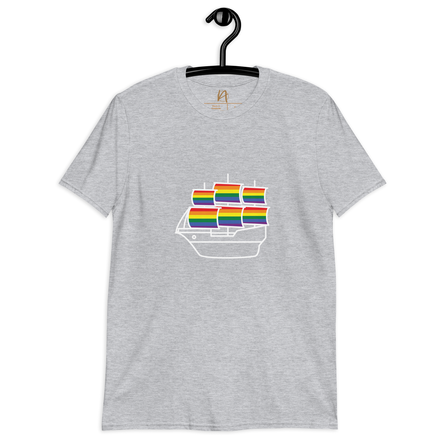 Caravela portuguesa LGBTQIA+ - T-shirt Gildan unissexo