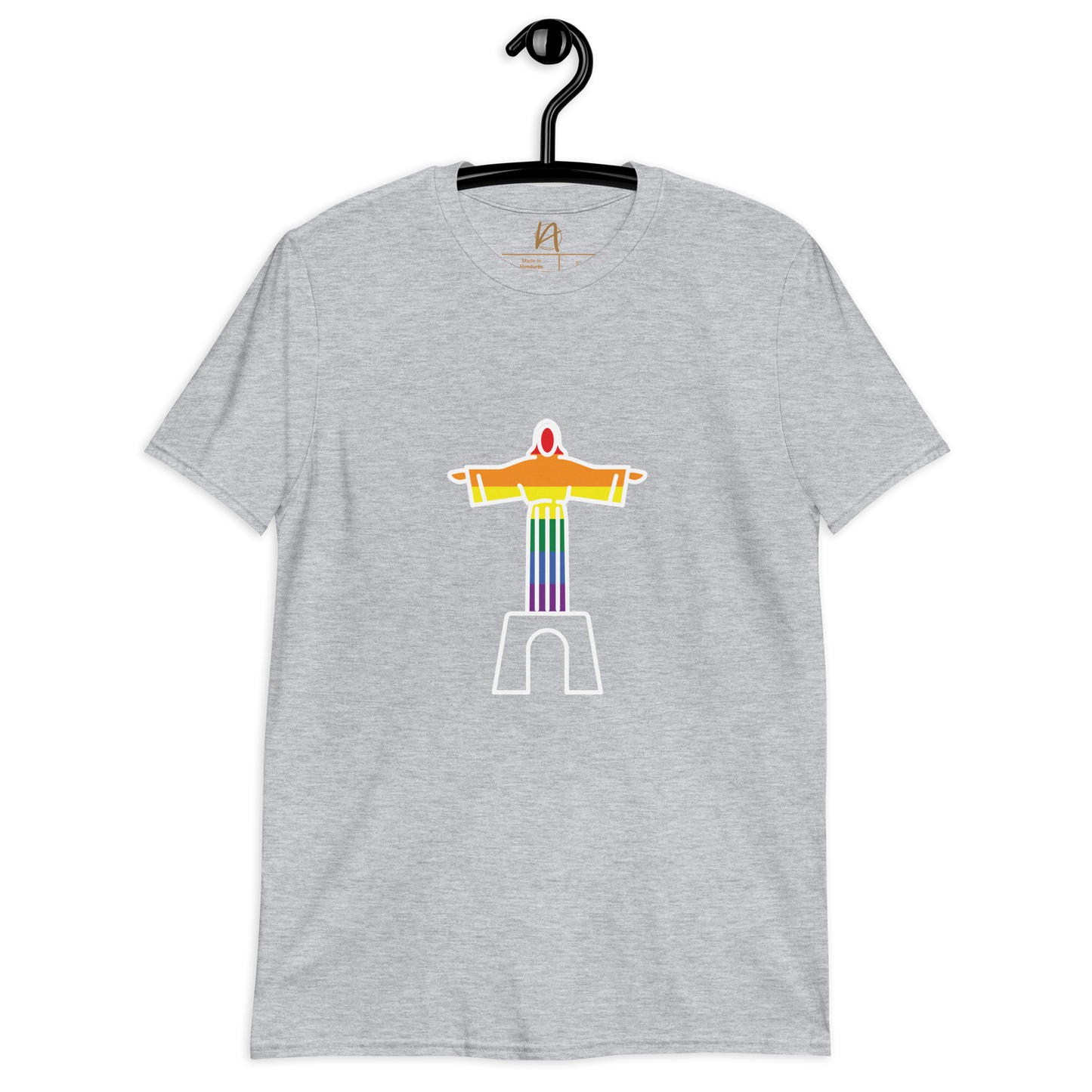 Cristo Rei LGBTQIA+ - T-shirt Gildan unissexo