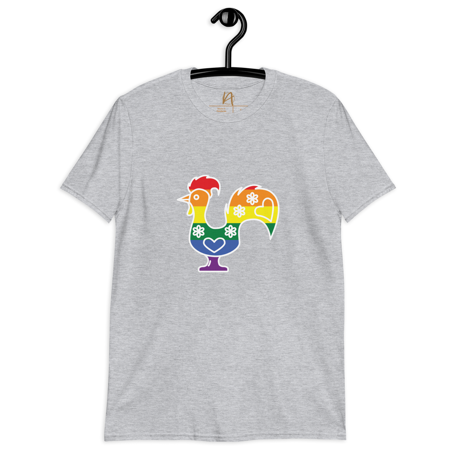 Galo de Barcelos LGBTQIA+ - T-shirt Gildan unissexo