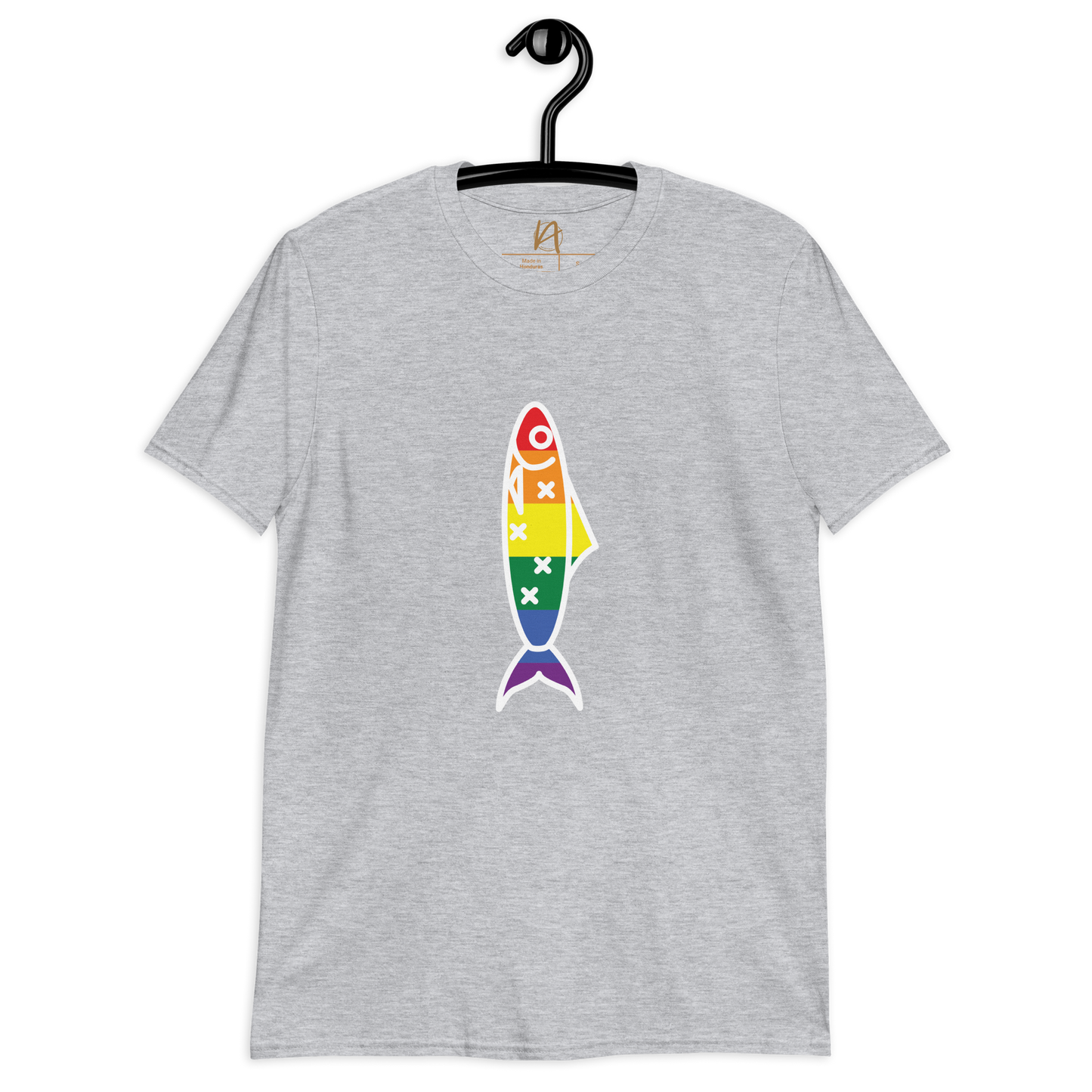 Sardinha LGBTQIA+ - T-shirt Gildan unissexo