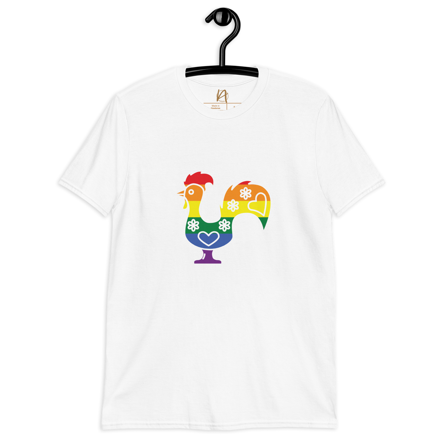 Galo de Barcelos LGBTQIA+ - T-shirt Gildan unissexo