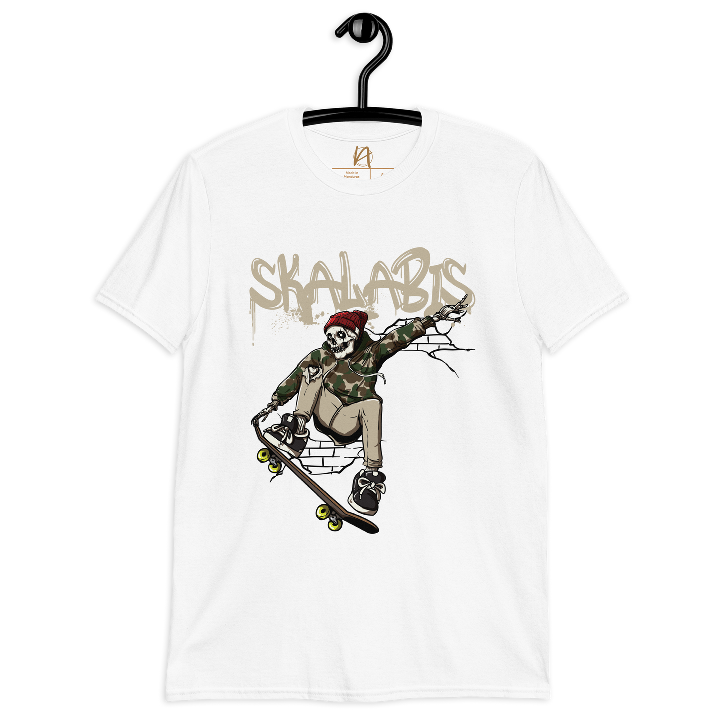 Skalabis skull 02 - T-shirt Gildan unissexo