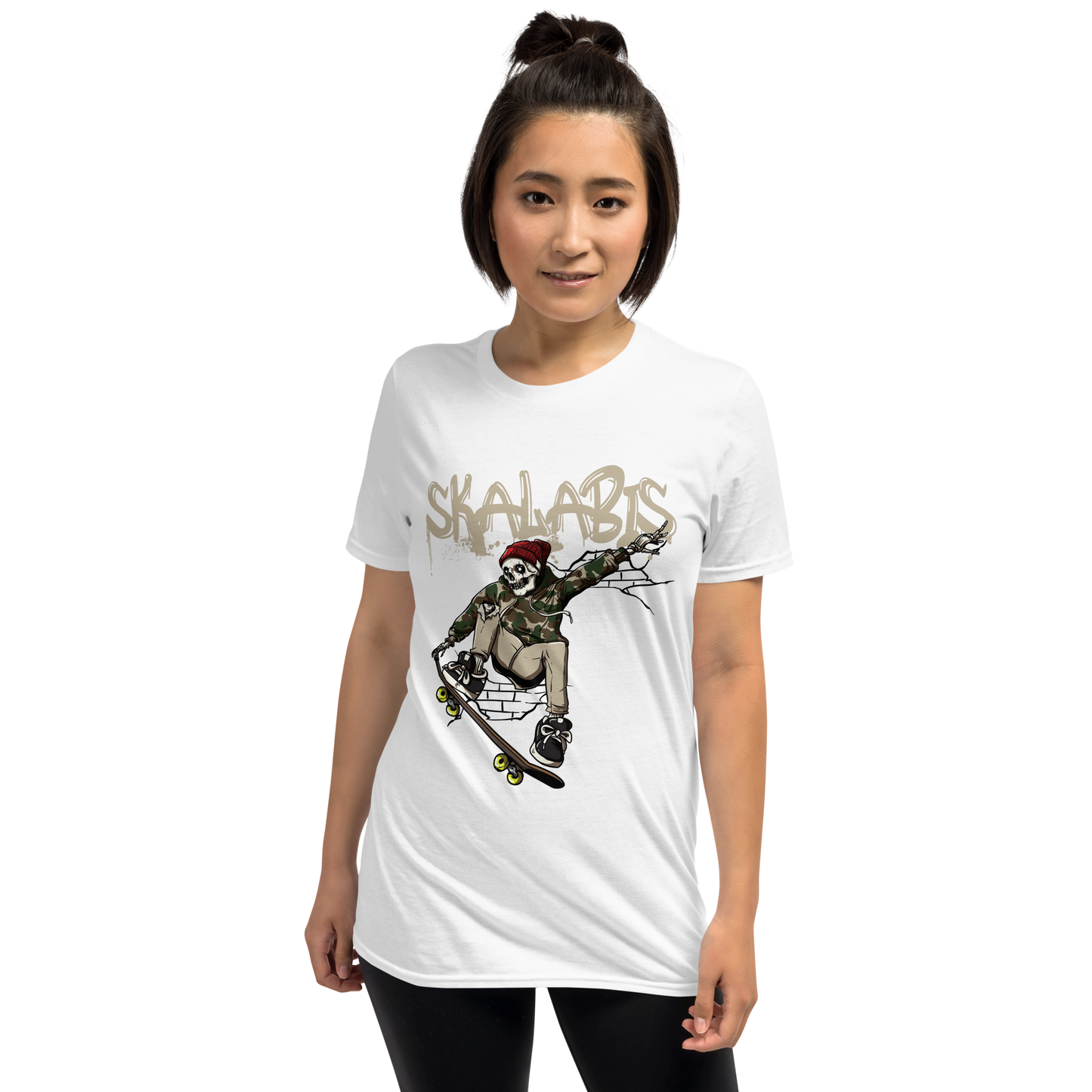 Skalabis skull 02 - T-shirt Gildan unissexo