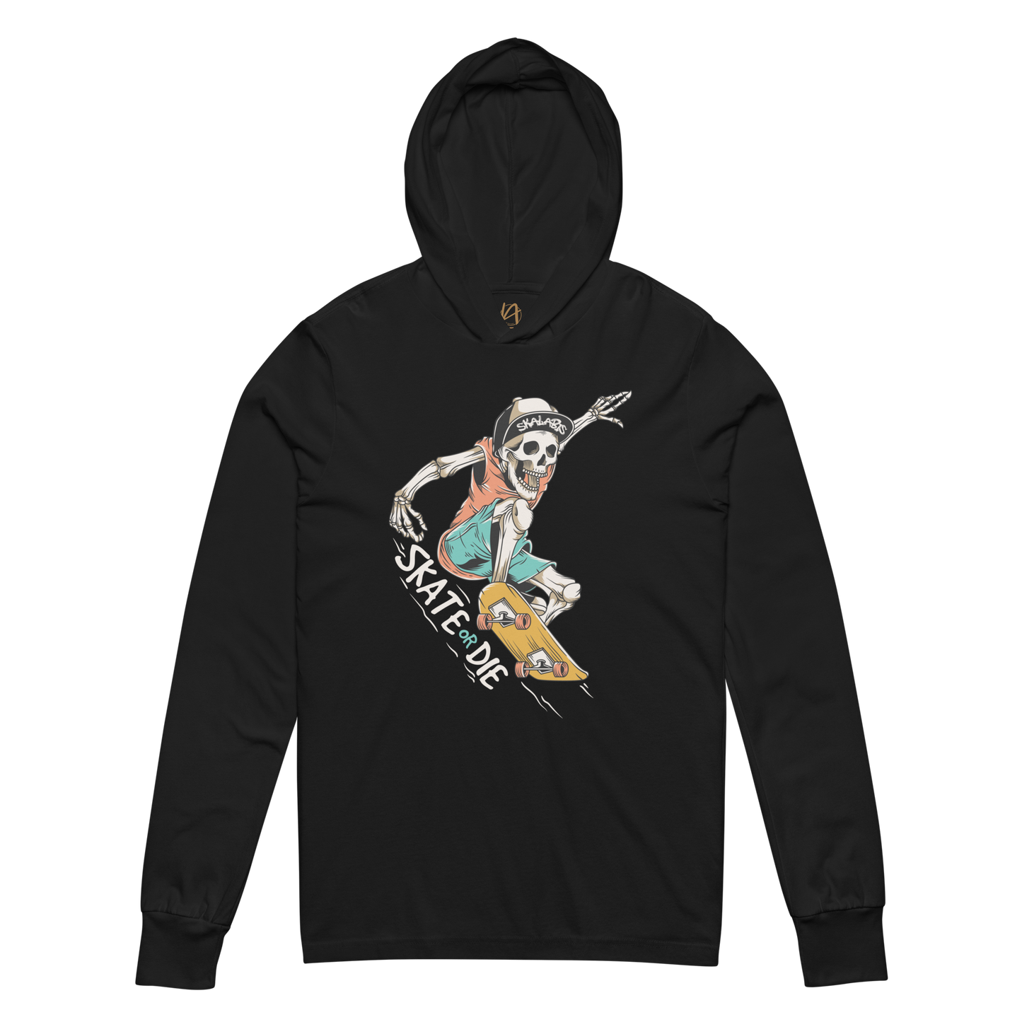 Skalabis skull 03 - Hooded long-sleeve Bella + Canvas unissexo