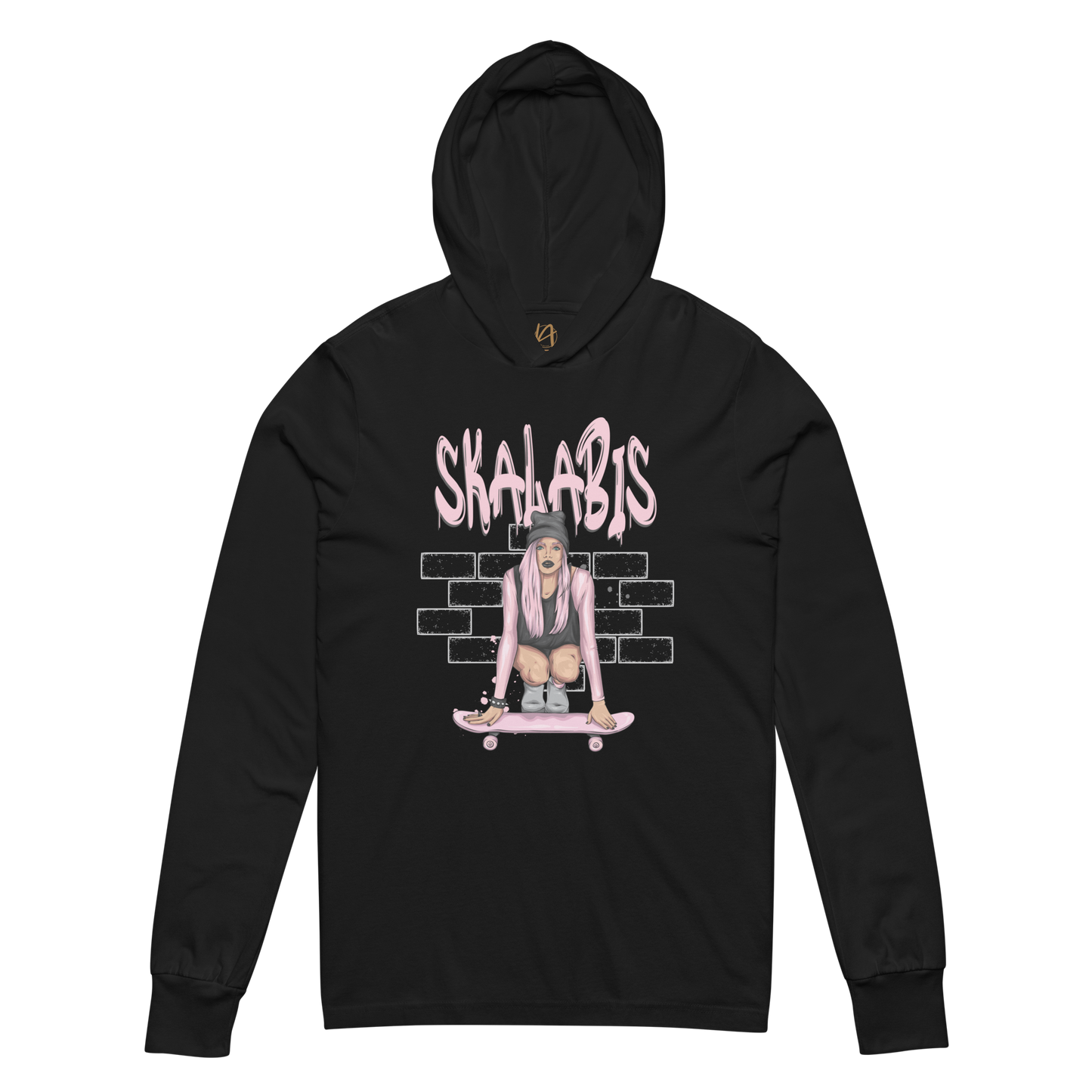 Skalabis style - Hooded long-sleeve Bella + Canvas unissexo