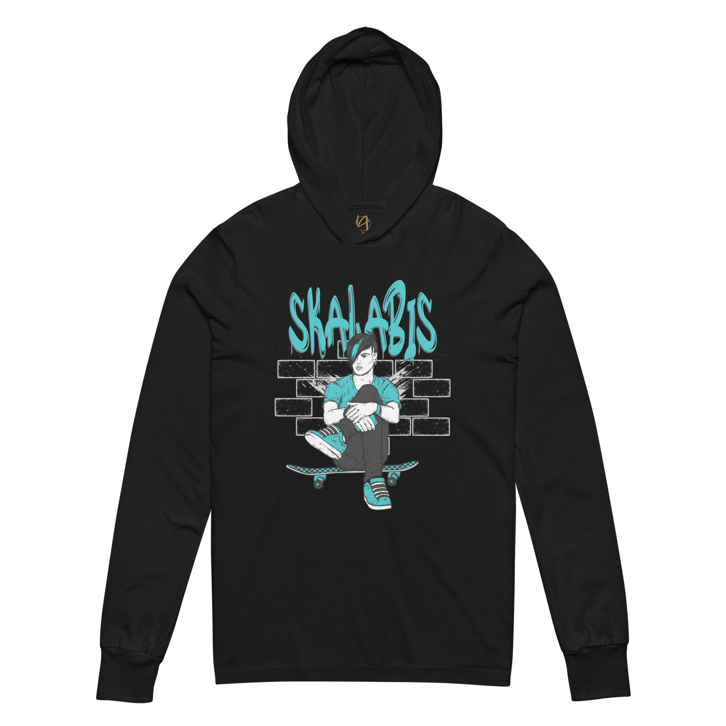 Skalabis style 01 - Hooded long-sleeve Bella + Canvas unissexo