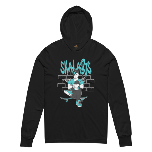 Skalabis style 01 - Hooded long-sleeve Bella + Canvas unissexo