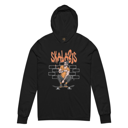 Skalabis style 03 - Hooded long-sleeve Bella + Canvas unissexo