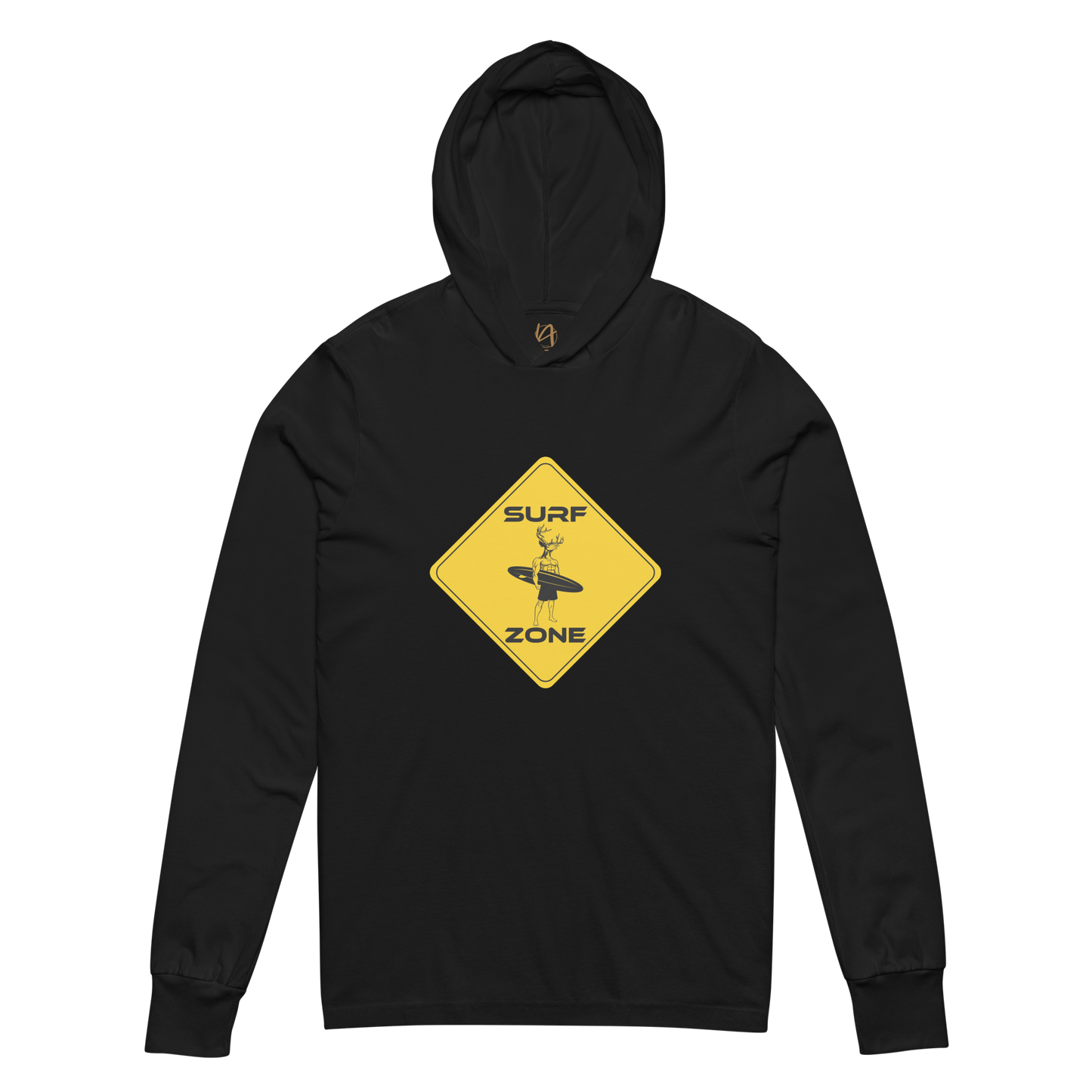 Nazaré surf 05 - long-sleeve Hooded Bella + Canvas unissexo