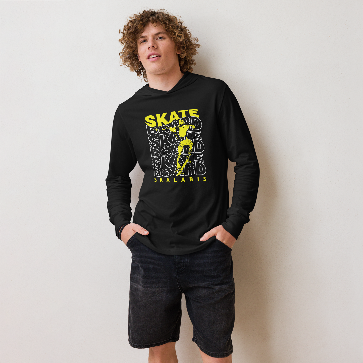 Skalabis skate 09 - Hooded long-sleeve Bella + Canvas unissexo