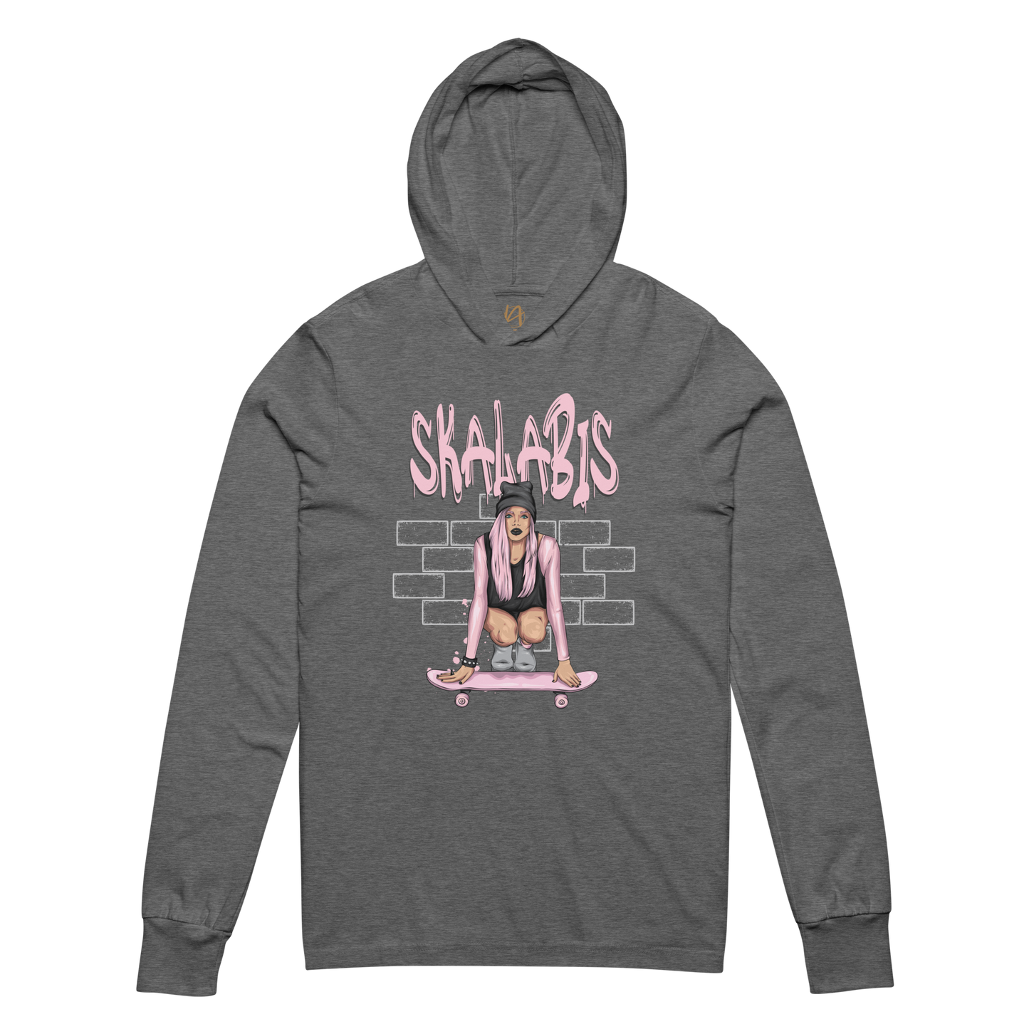 Skalabis style - Hooded long-sleeve Bella + Canvas unissexo