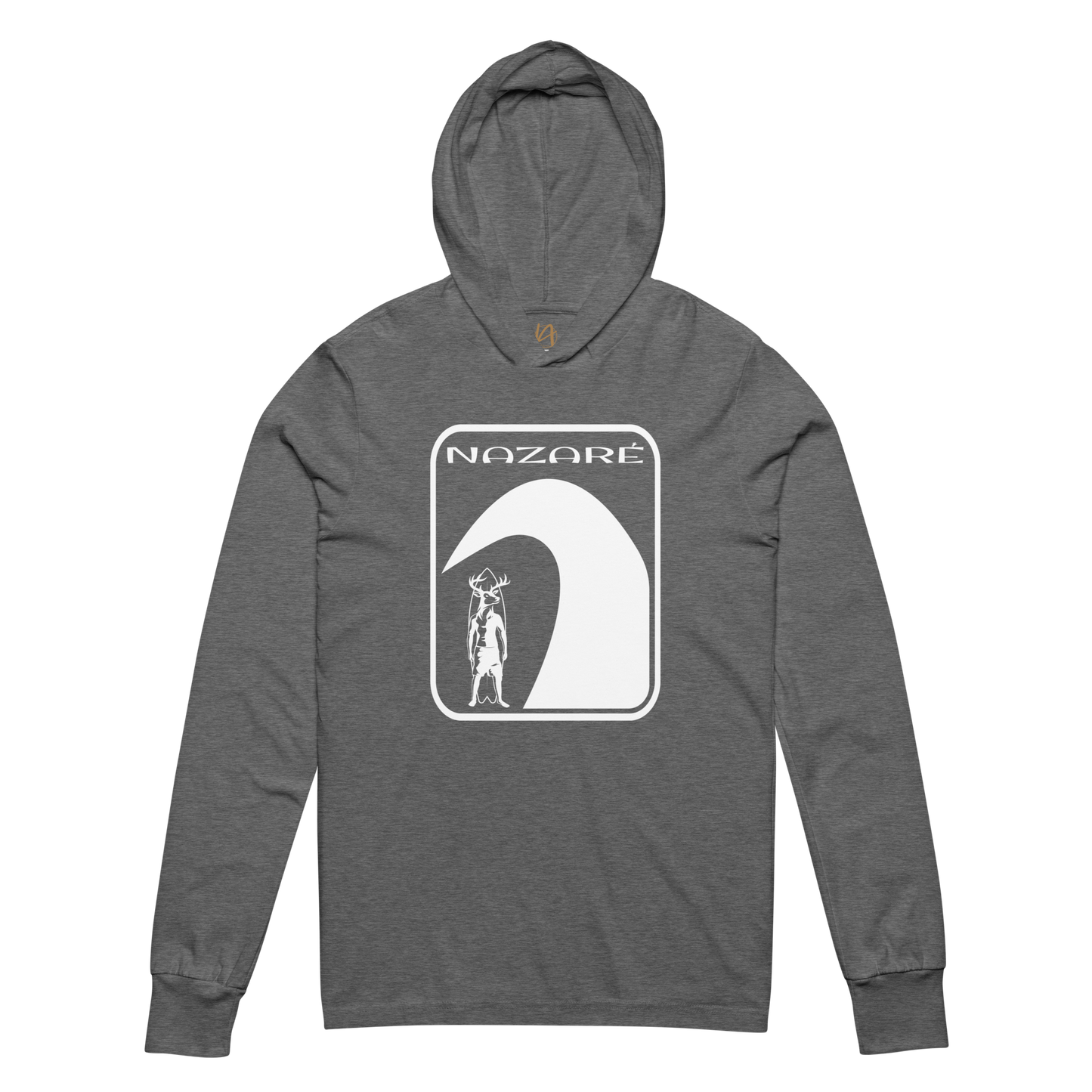 Nazaré surf 18 - long-sleeve Hooded Bella + Canvas unissexo