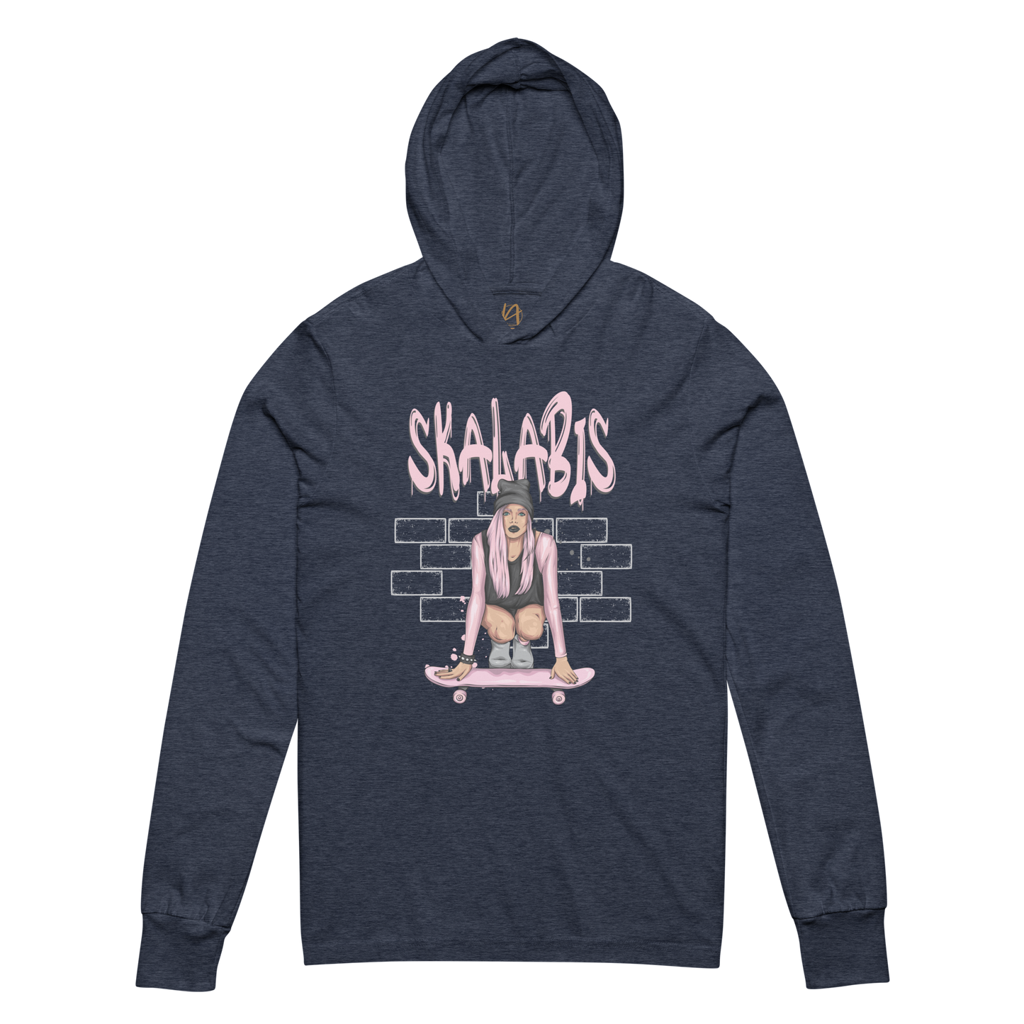 Skalabis style - Hooded long-sleeve Bella + Canvas unissexo