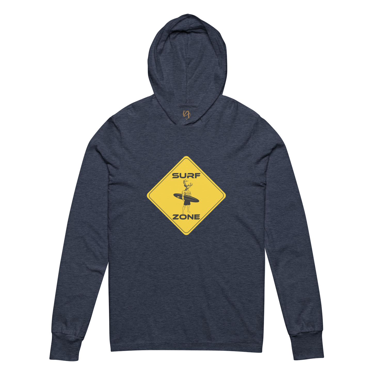 Nazaré surf 05 - long-sleeve Hooded Bella + Canvas unissexo